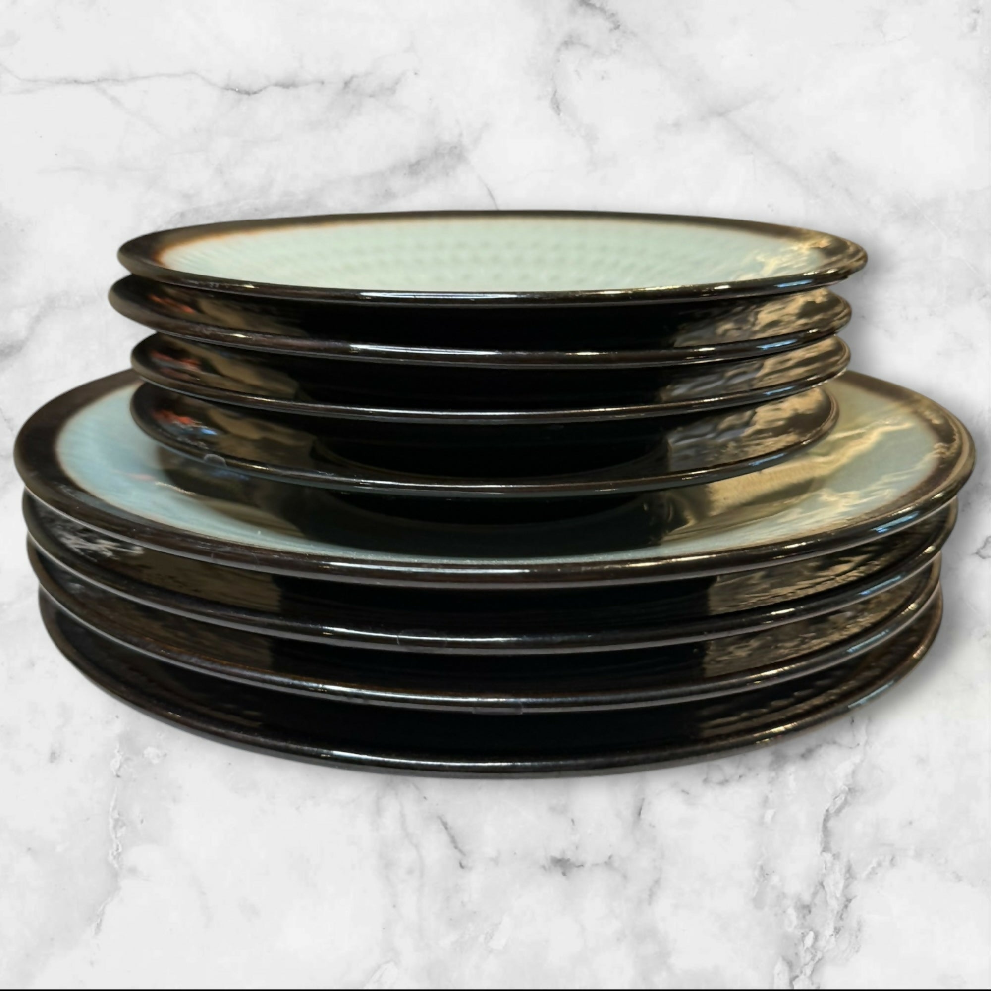 Food Network Angelica Dinner & Salad Plates | Set of 8 | Great Condition