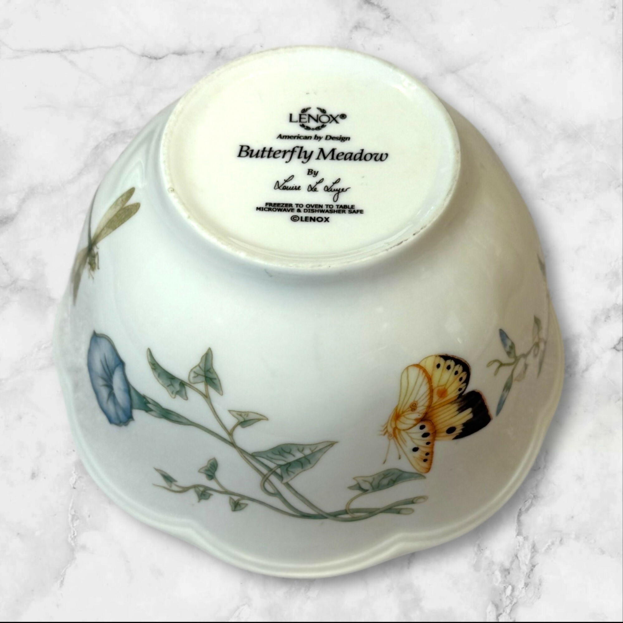 Lenox Butterfly Meadow Porcelain Dinnerware Set of 8 | Gently Used | Excellent