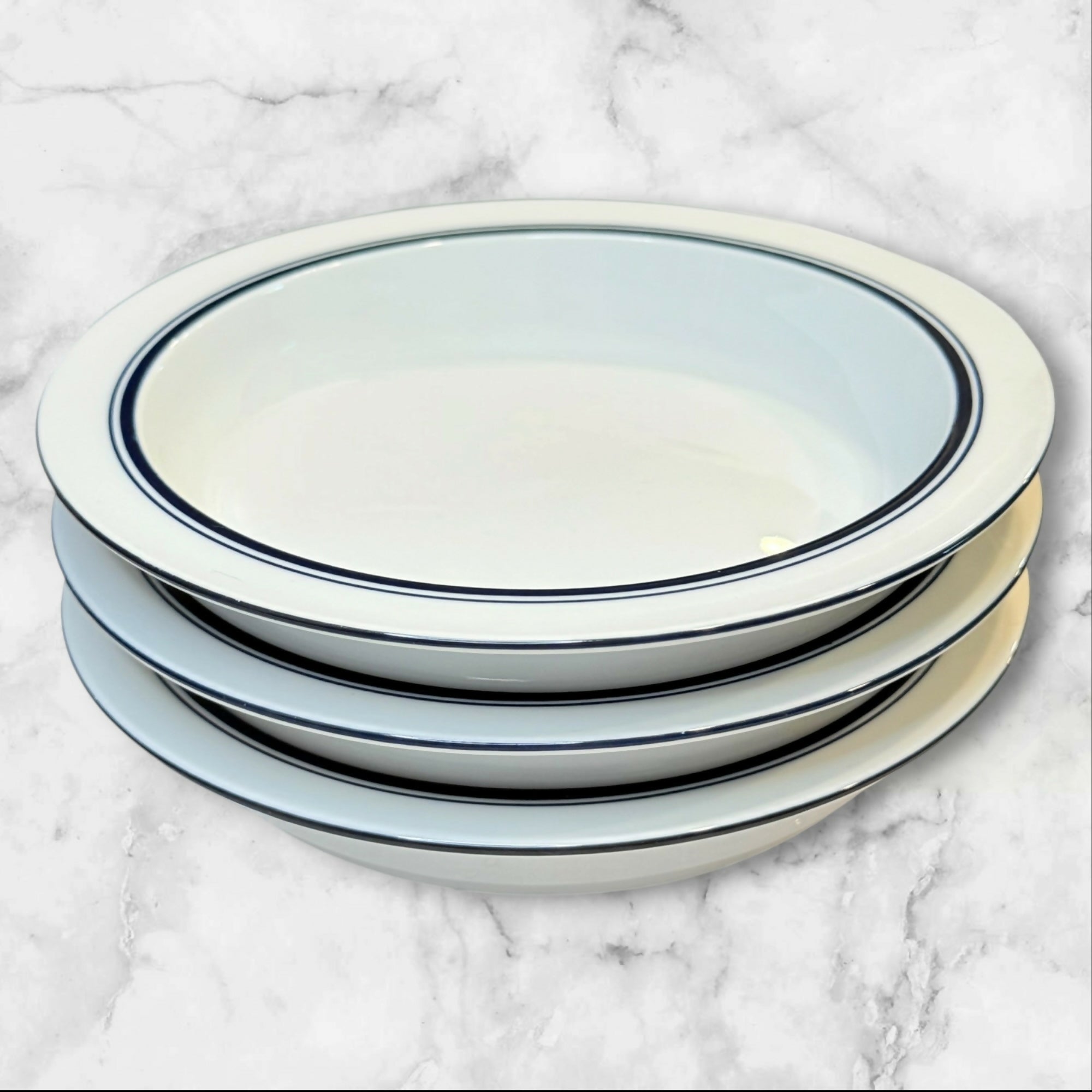 Dansk Christianshavn Blue Cereal Bowls | Set of 3 | Great Condition