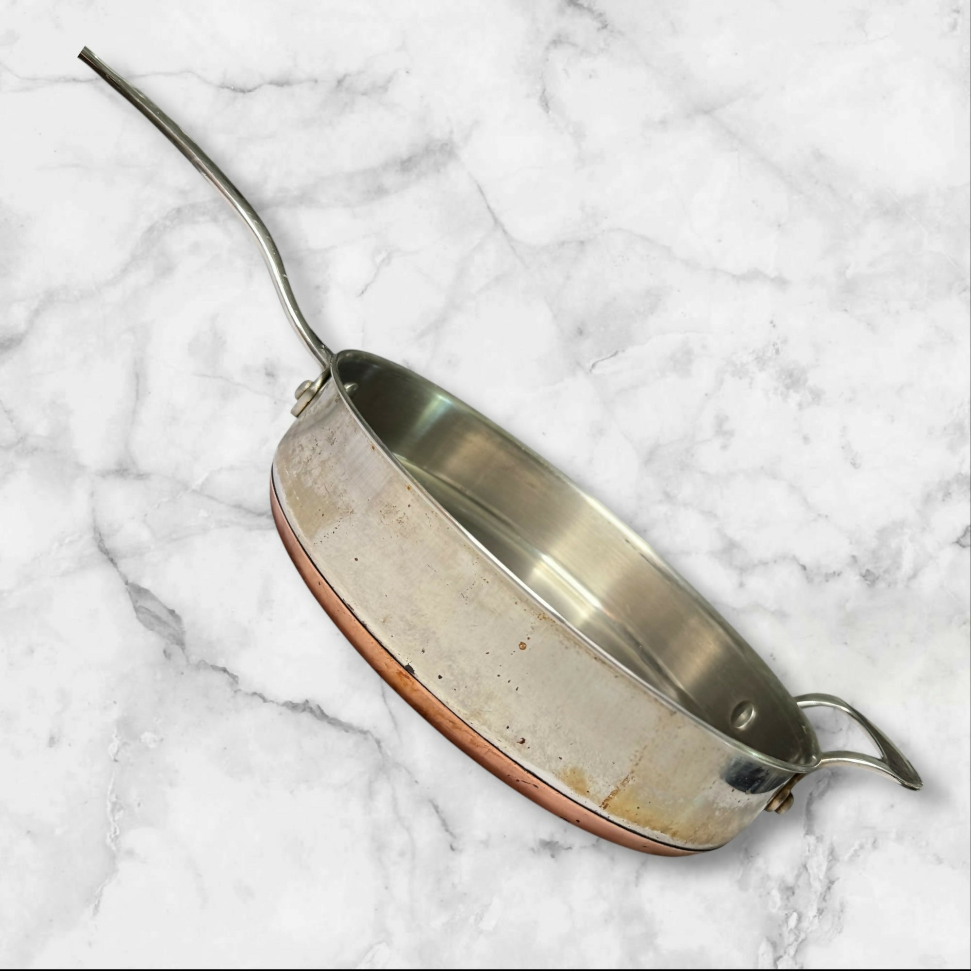 Revere Copper Clad Stainless Steel Sauté Pan | 12 Inch | Good Used Condition