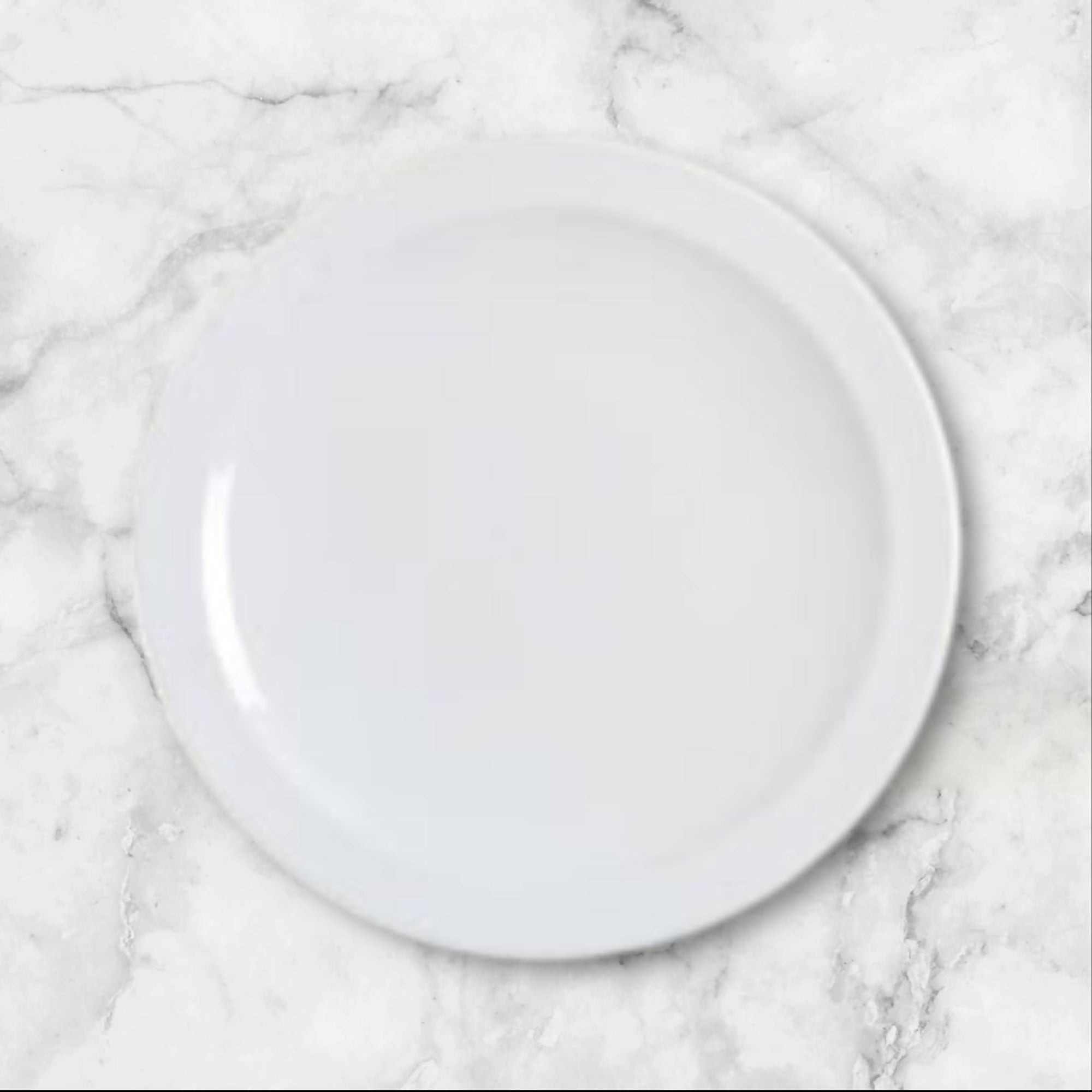 Corning Corelle White Narrow Rim Plates | Set of 7 | Gently Used