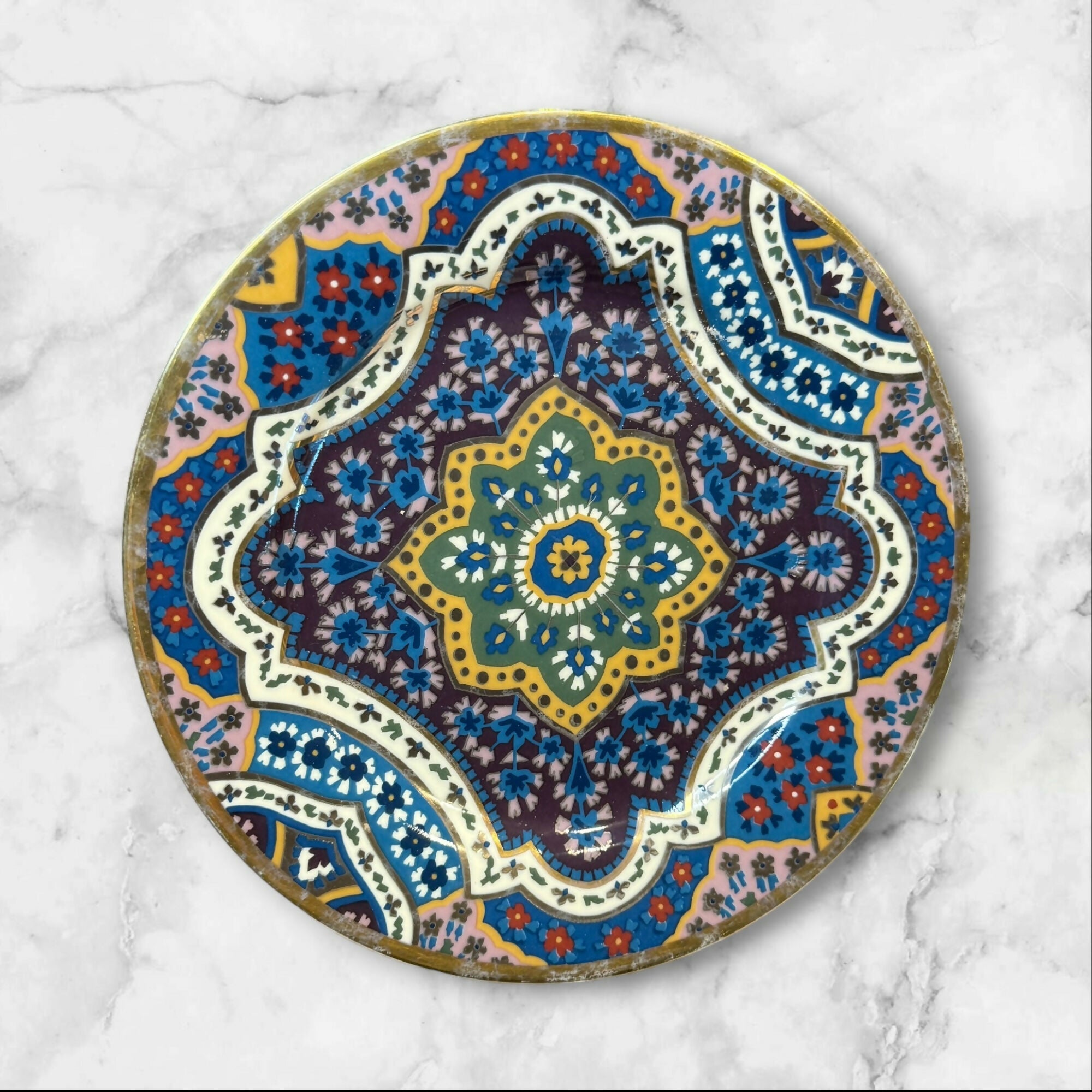 Royal Gallery Buffet Medallion Salad Plates | Set of 5 | Gently Used