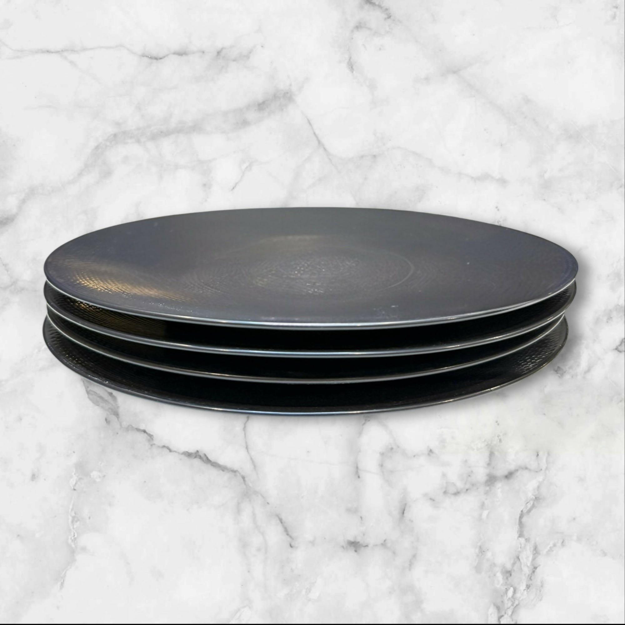 Lenox LX Collective Black Dinner Plates | Set of 4 | New in Box | 10 7/8”