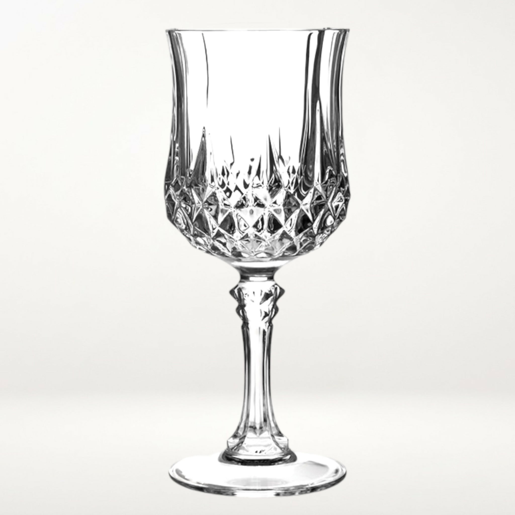 Cristal D’Arques Longchamp Clear Water Goblet | Single | Excellent Condition