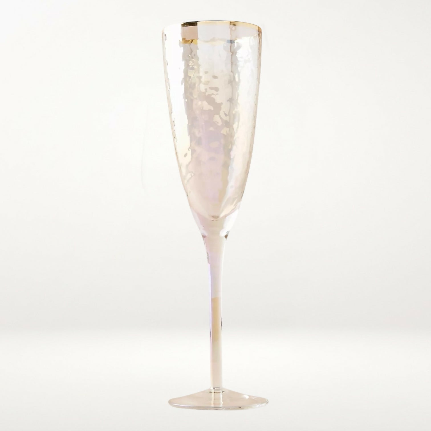 Anthropologie Zaza Lustered Wine & Champagne Glasses | Set of 2 | Excellent Condition