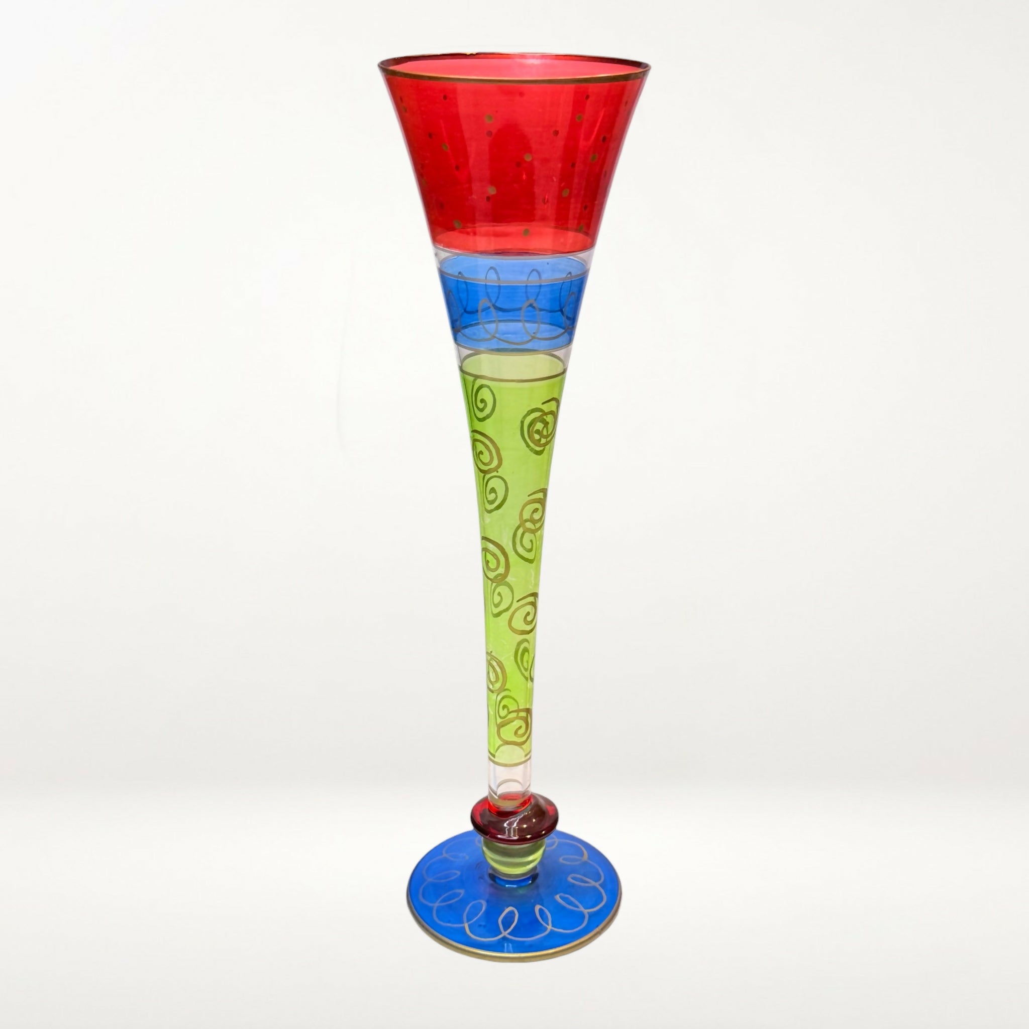 Pier 1 Imports Hand-Painted Champagne Flutes | Set of 2 | Excellent Condition