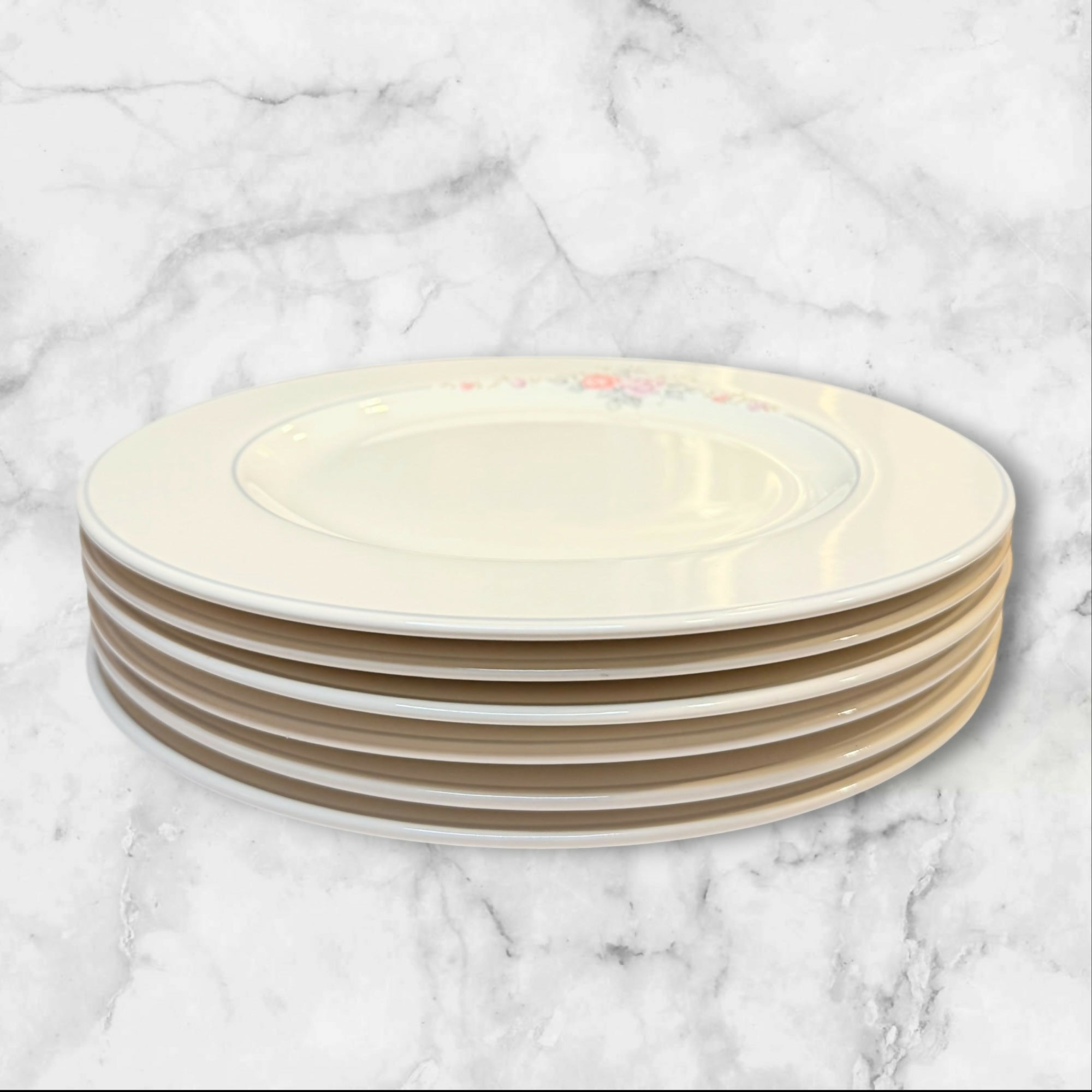 Pfaltzgraff Trousseau Stoneware Dinner Plates Set of 6 | Excellent Condition