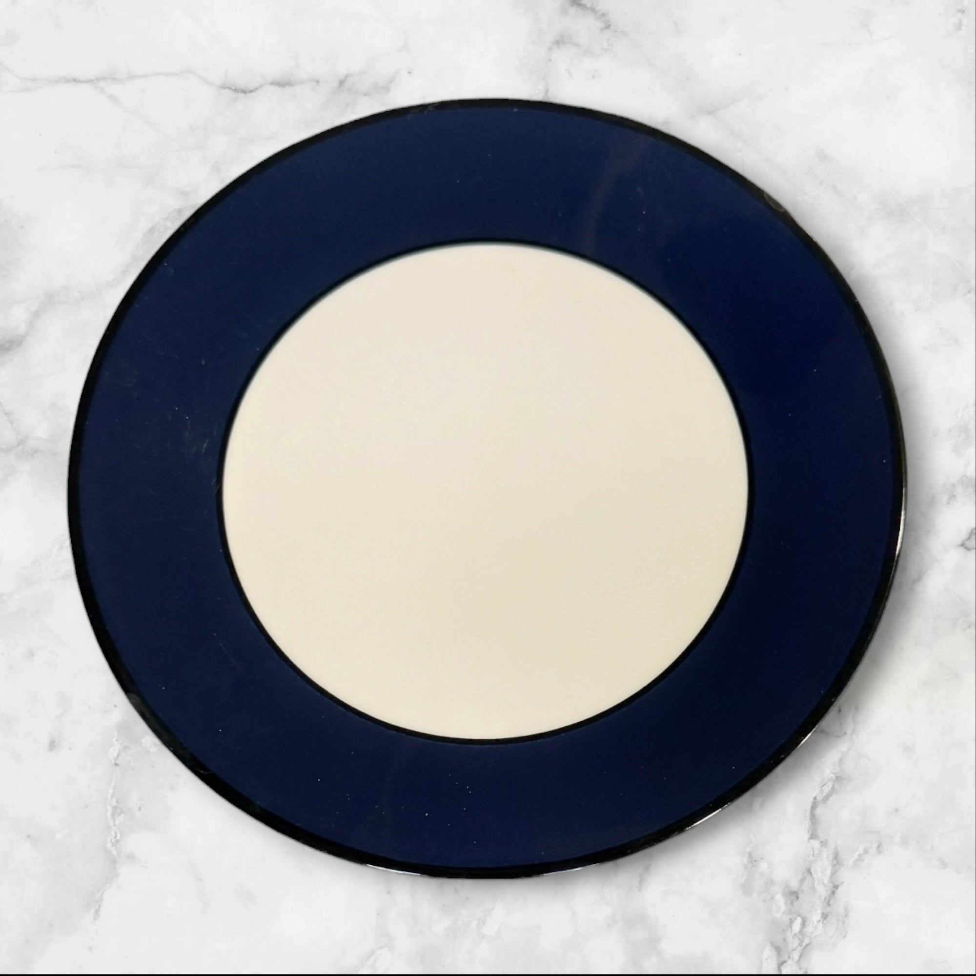 Pagnossin Blue Band Salad Plates Set of 4 | Excellent Condition