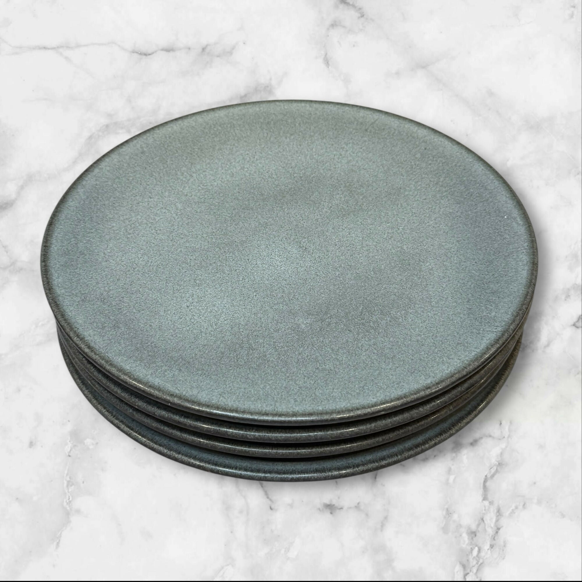 Jars France Tourron Gris Ecorce Dinner Plates | Set of 4 | Great Condition