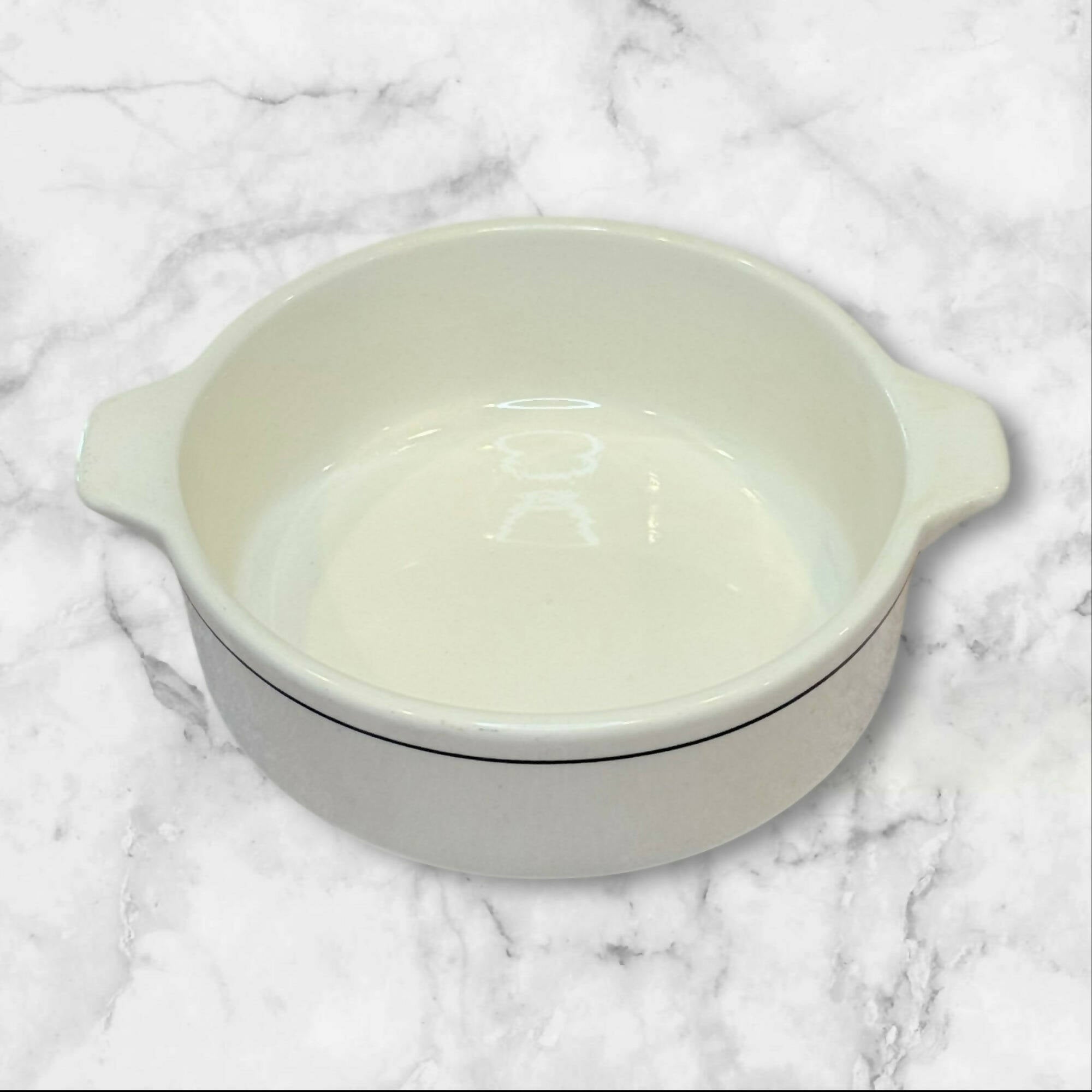 Dynaware Vitrocrisa Blue Floral Glass Casserole Dish | 1 Pc | Good Condition