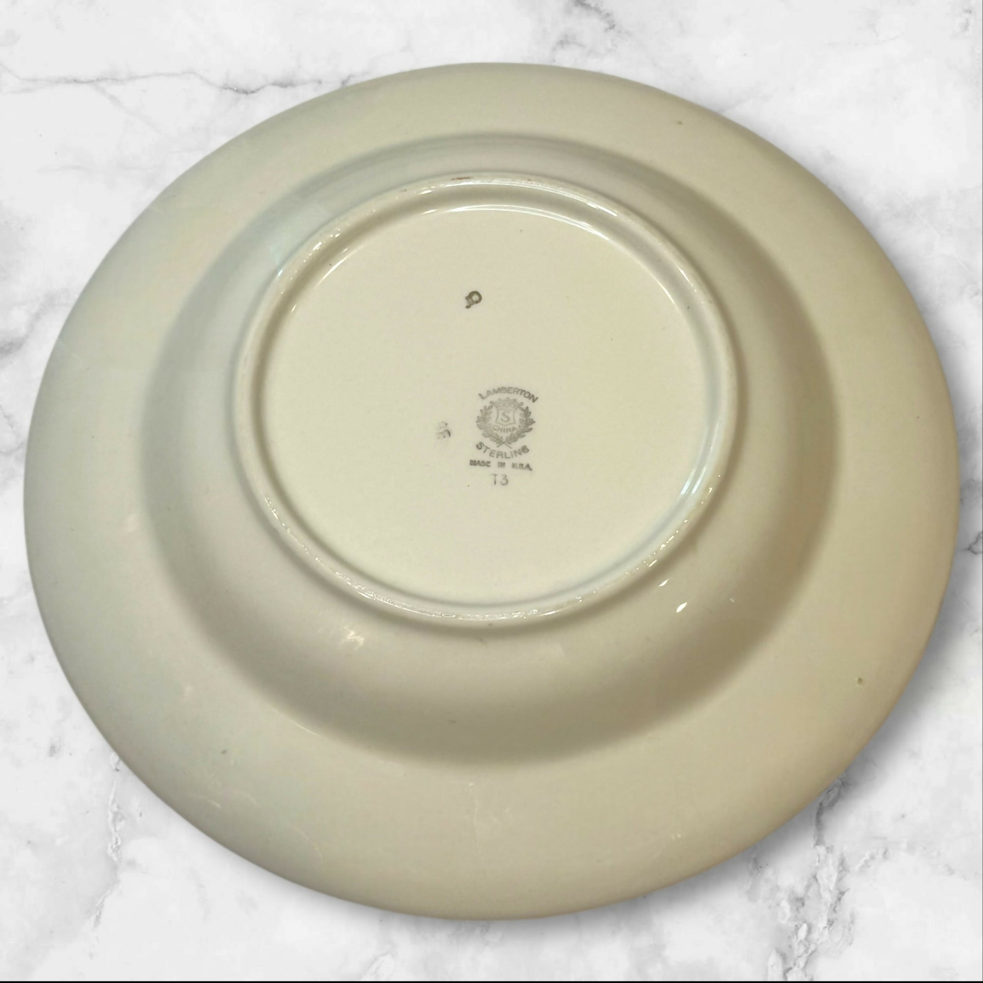 Lamberton Sterling Marble Rim Soup Bowls | Set of 3 | Gently Used