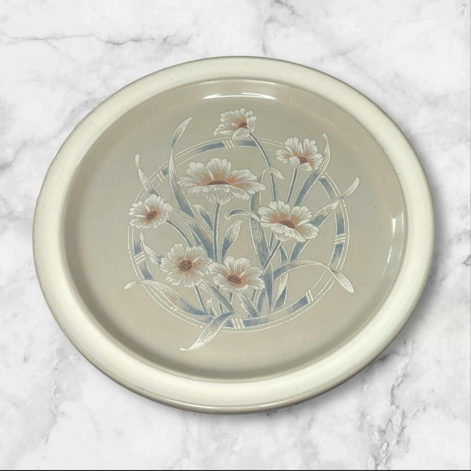 Noritake Ice Flower Stoneware Dinner Plates | Set of 2 | Great Condition