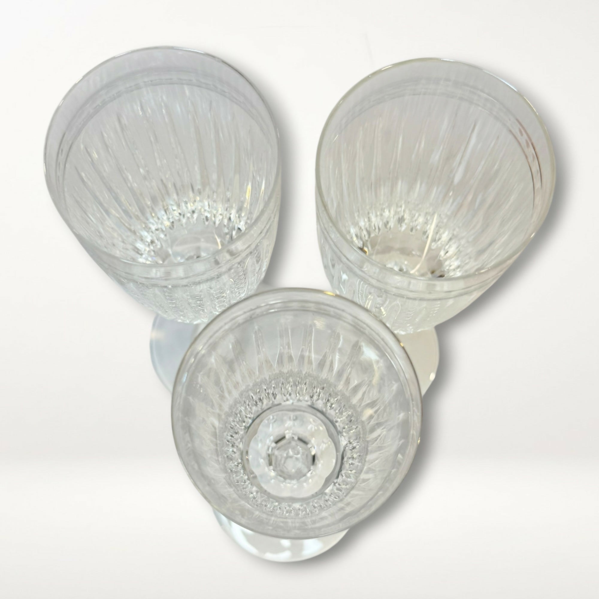 Waterford Crystal Hanover Champagne Flutes | Set of 3 | Vintage | Excellent