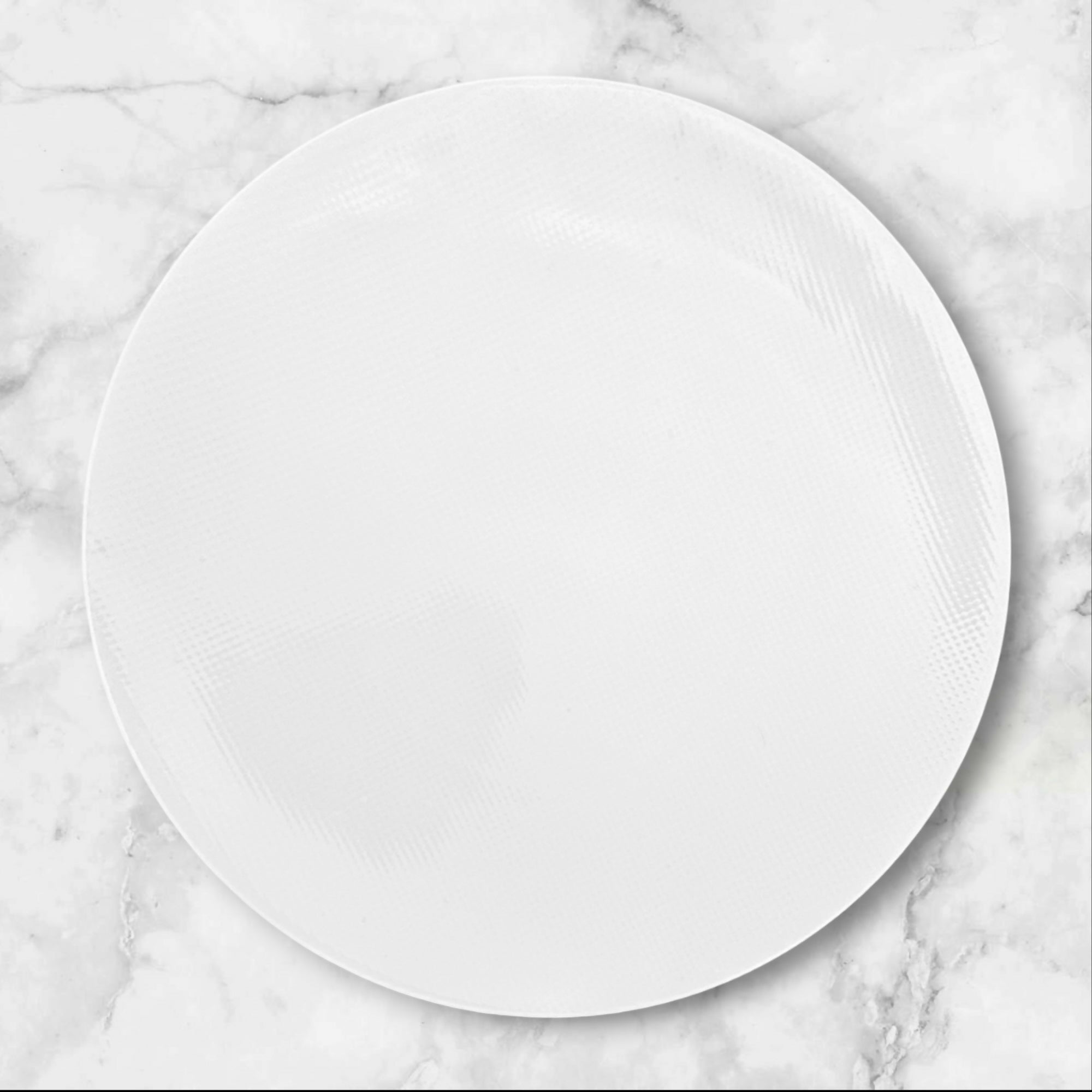 Crate & Barrel Nikko Reflections White Serving Platter | Excellent Condition