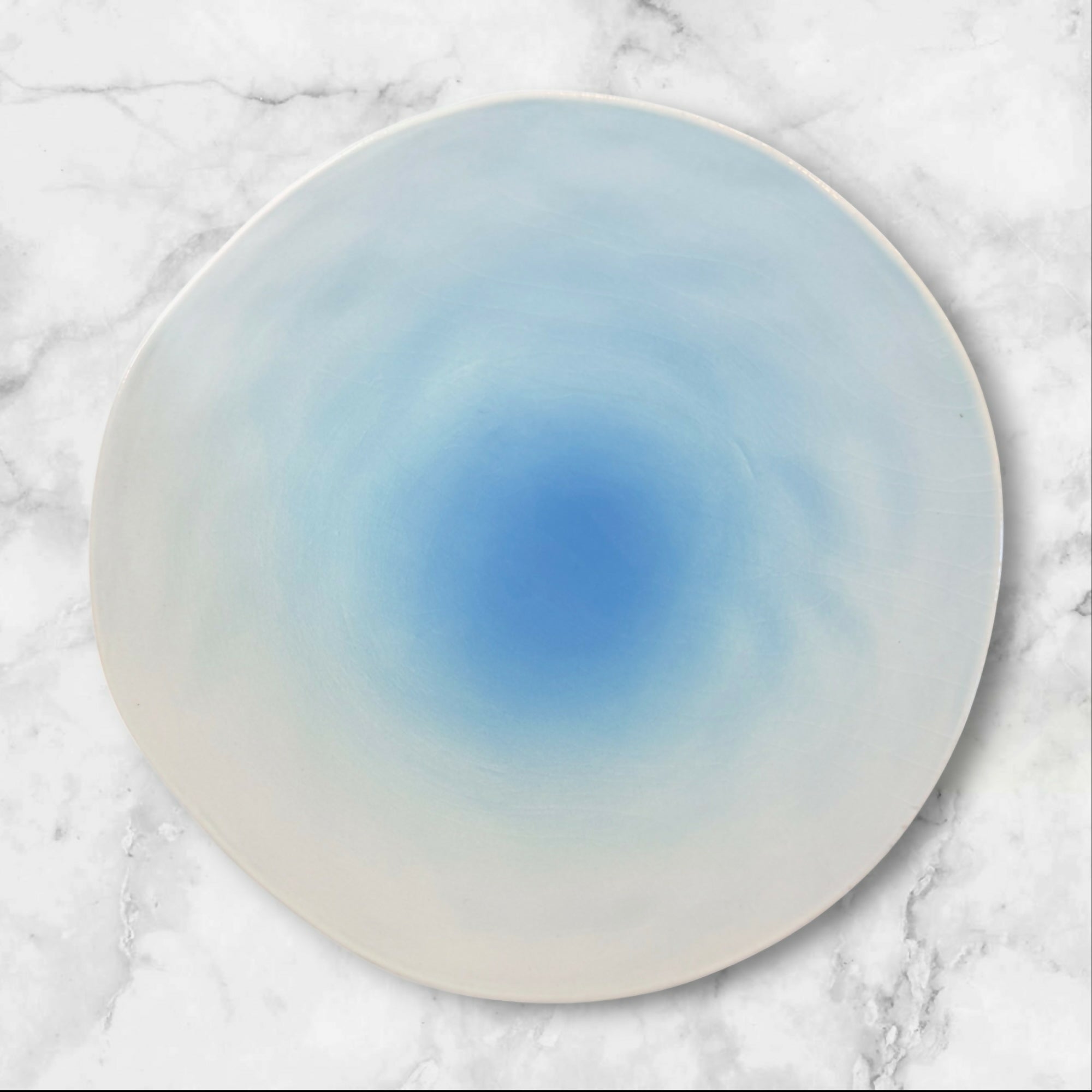 Pier 1 Cerchi Smoke Blue Dinner Plates | Set of 6 | Good Condition