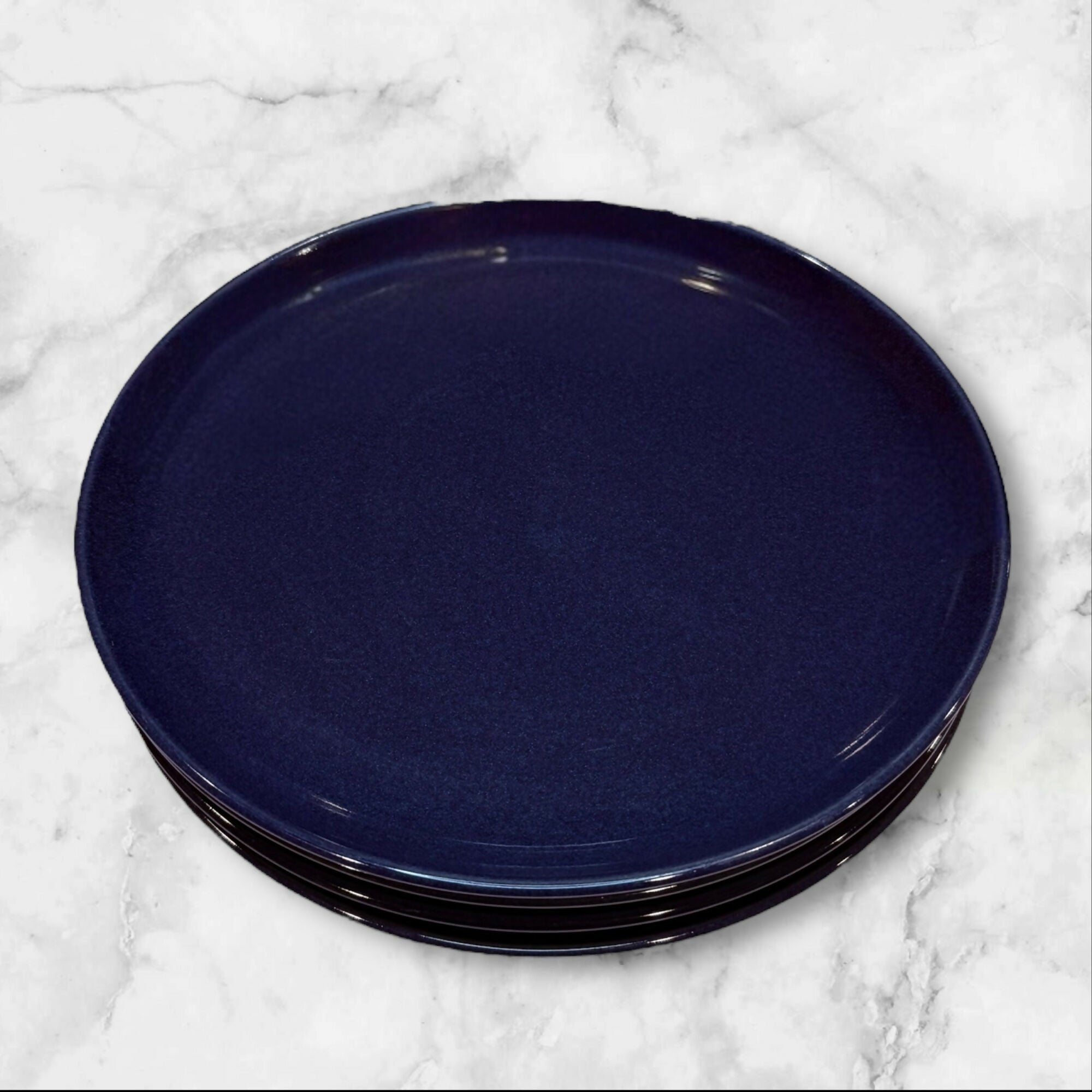 Crate & Barrel Coast Blue Dinner Plates | Set of 5 | 11 3/8” | Great Condition
