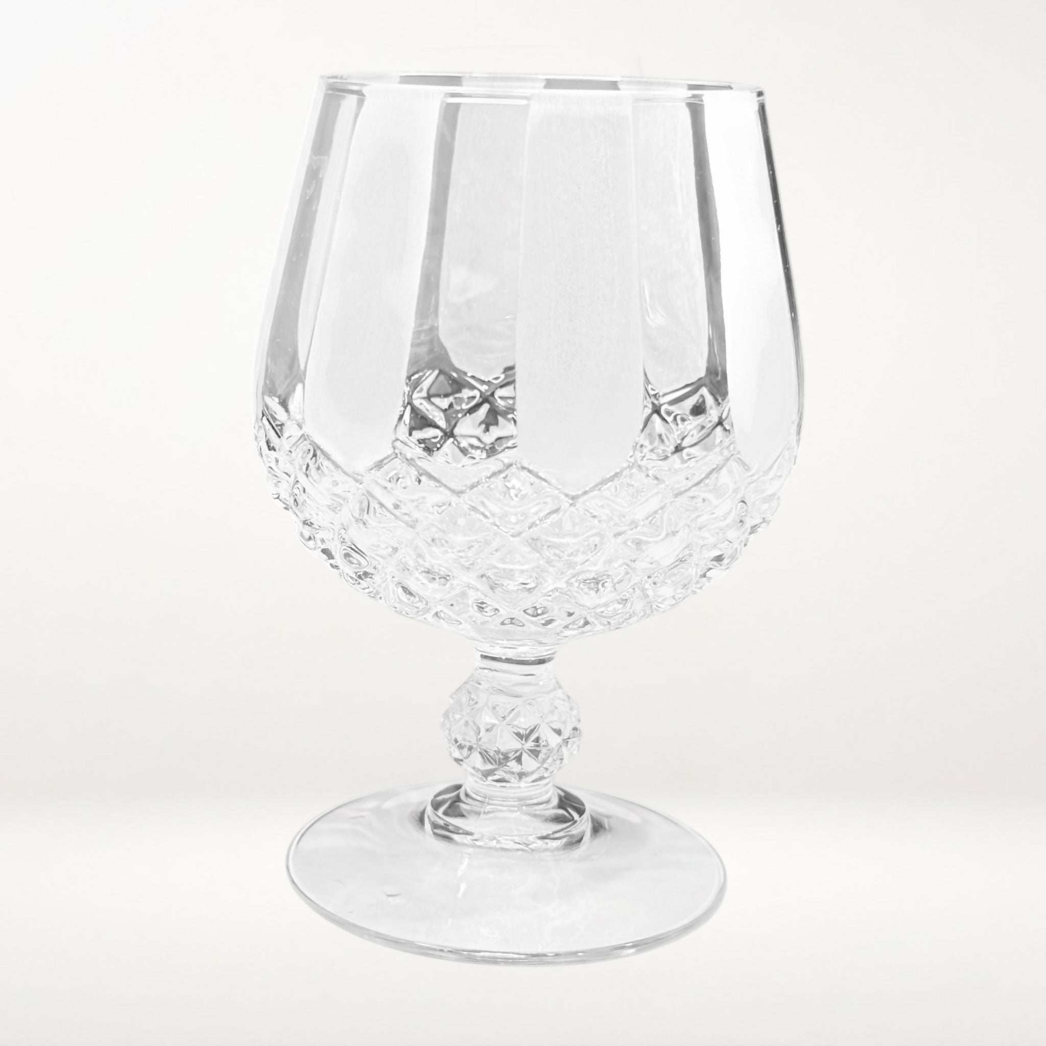 Cristal D’Arques Longchamp Frosted Stem Brandy Glass | Single | Excellent Condition
