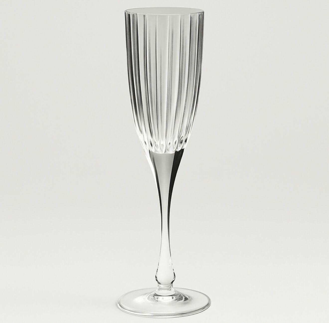 Royal Crystal Rock Solaris Fluted Champagne Glasses | Set of 2 | Excellent Condition