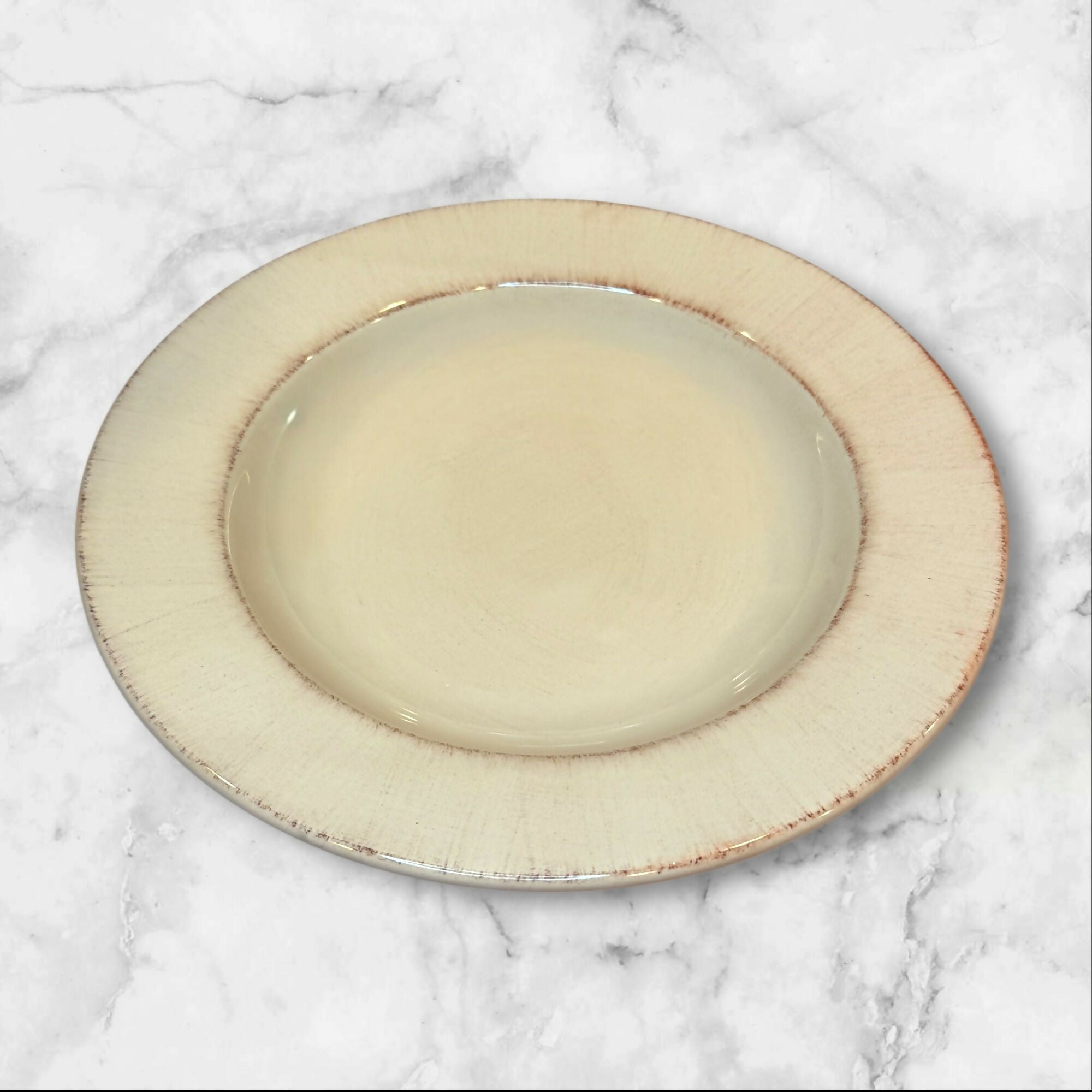 Pier 1 Toscana Ivory Soup Pasta Bowls | Set of 4 | Excellent Condition | Italy