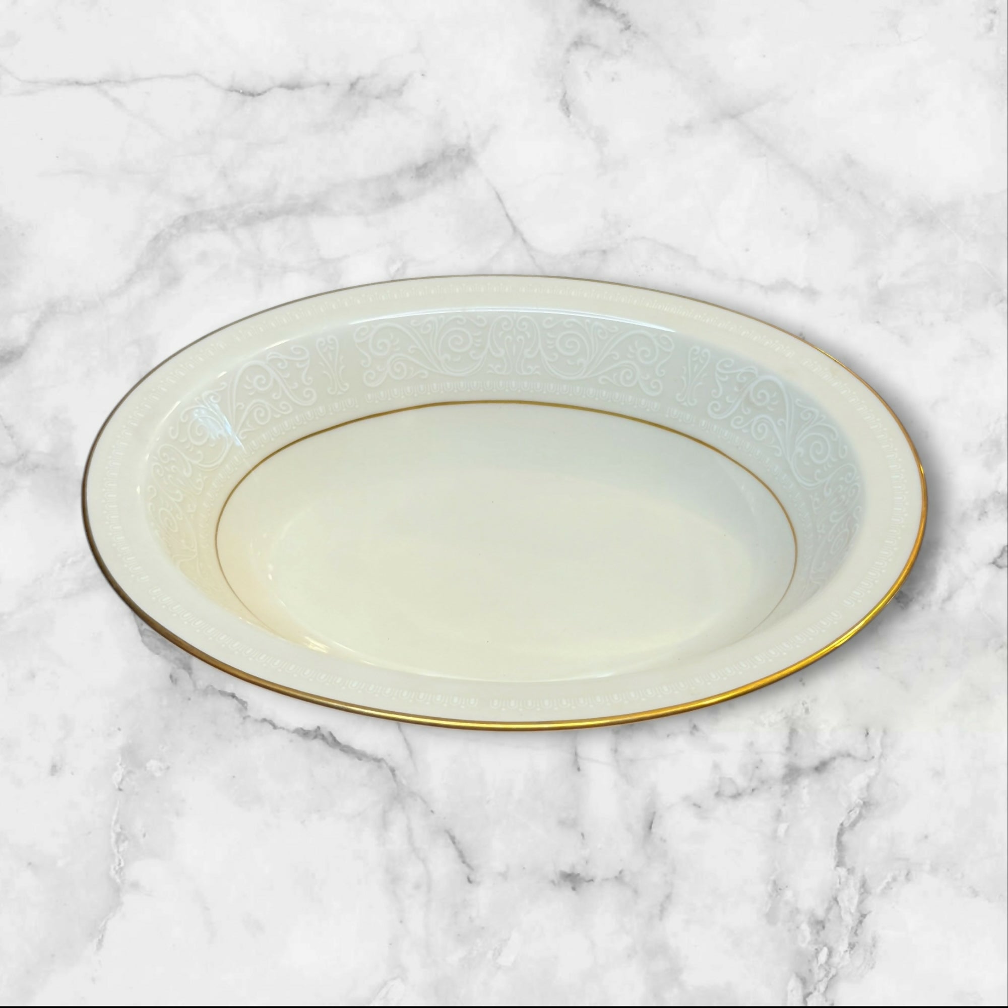 Noritake Tulane Oval Vegetable Serving Bowl 10 Inch | Excellent Condition