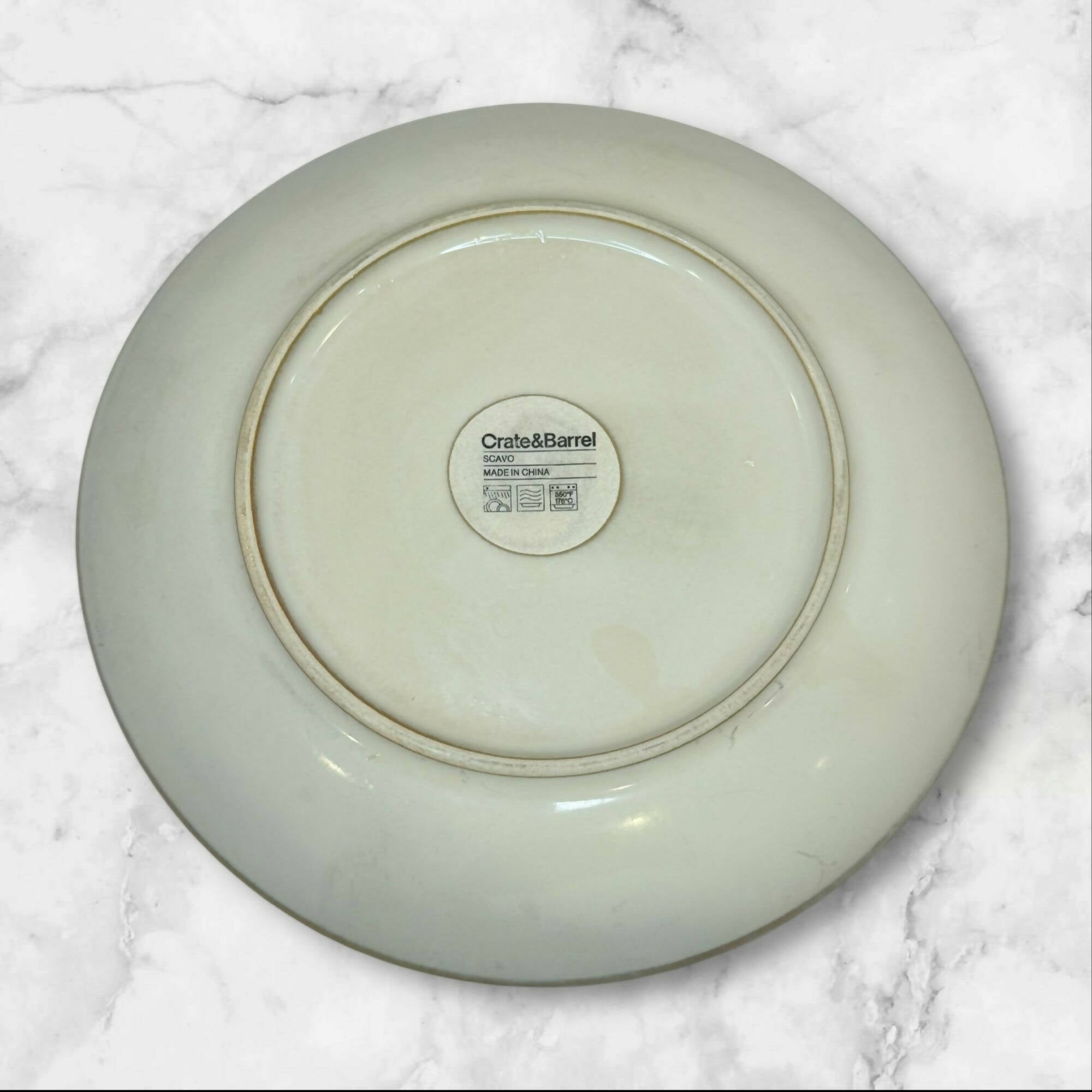 Crate & Barrel Scavo Salad Plates | Set of 6 | Excellent Condition | Pre-Owned