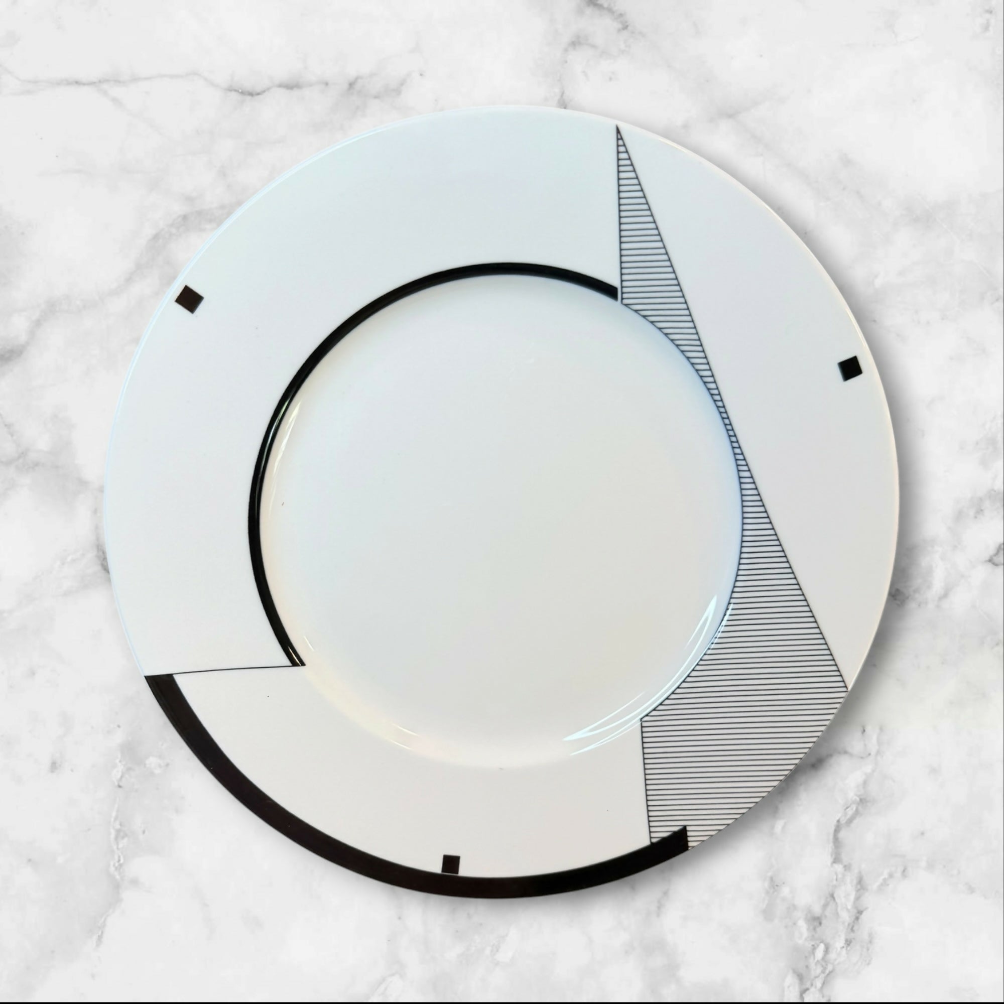 Christopher Stuart Angles Salad Plates Set of 4 Fine China | Excellent Condition