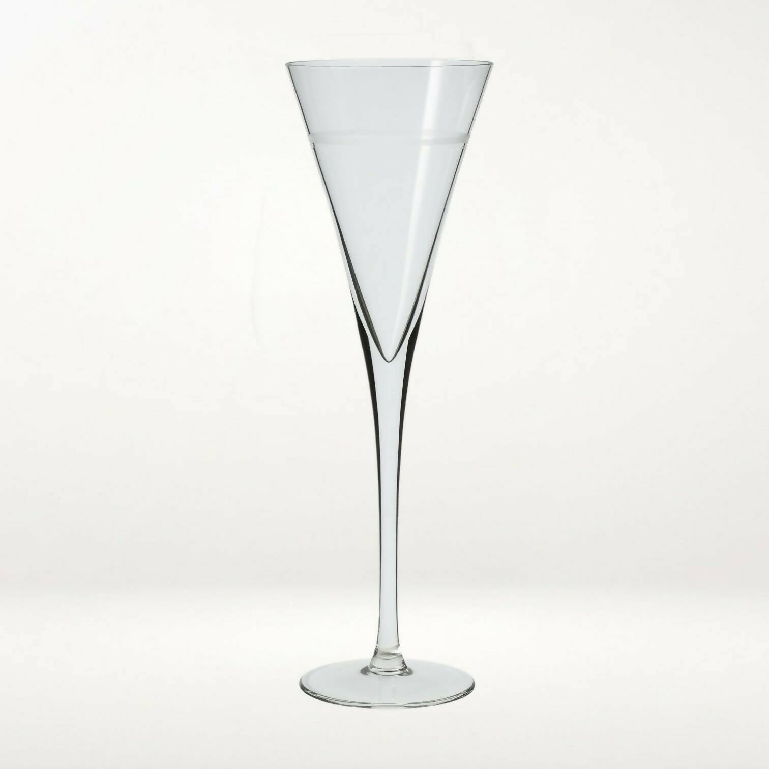 Crate & Barrel Callaway Fluted Champagne Glasses | Set of 3 | Excellent Condition