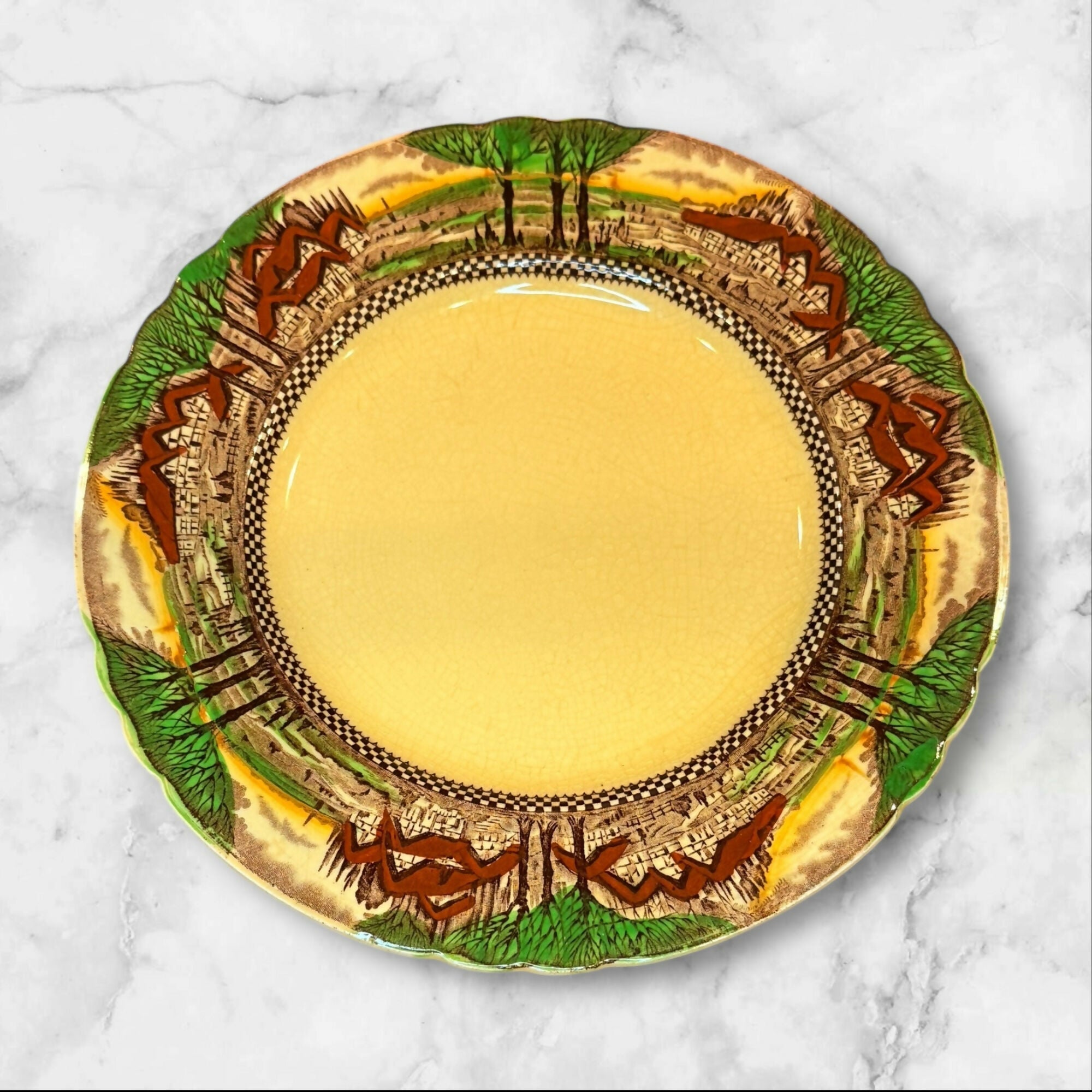 Myott England’s Countryside Dinner Plates | Set of 6 | Made in England