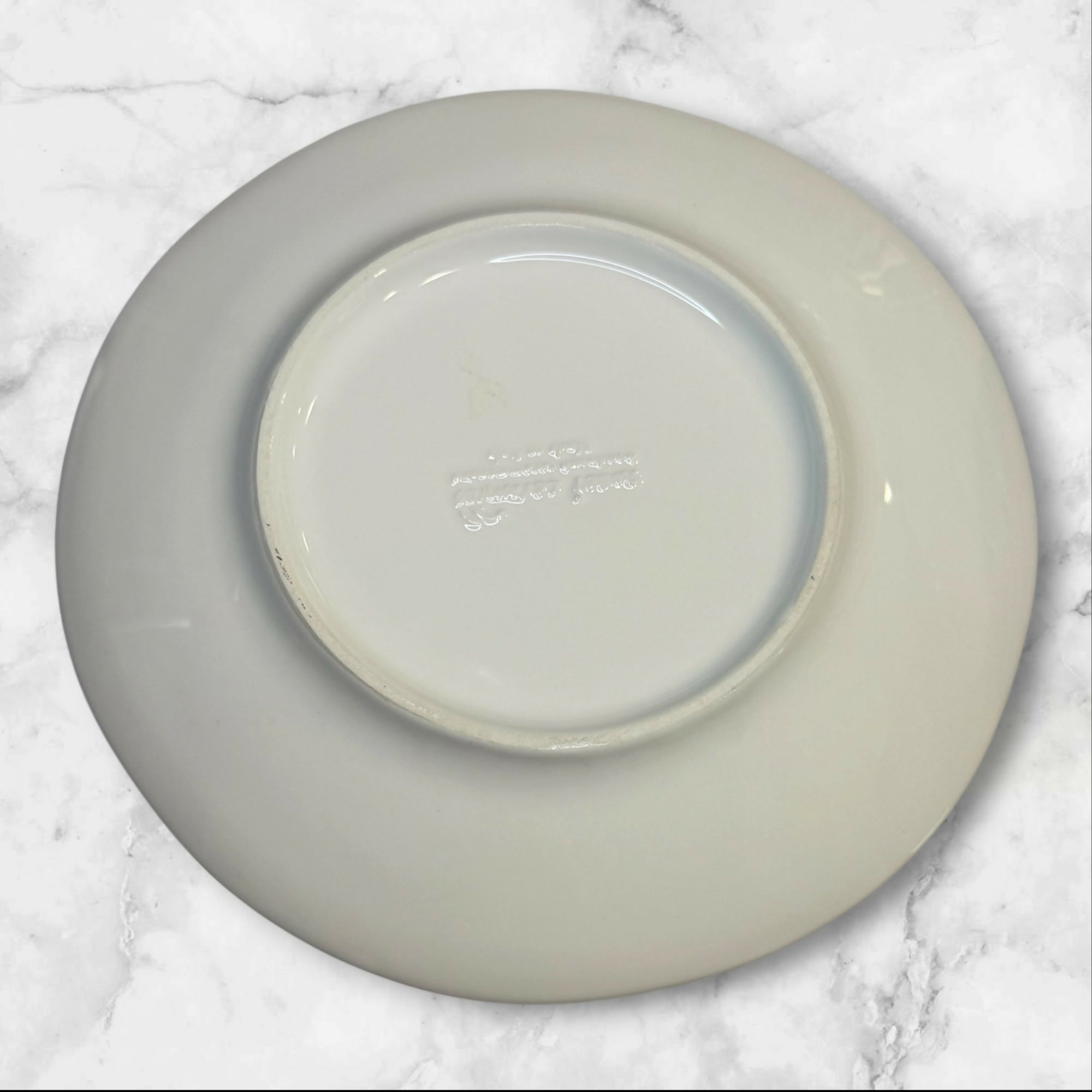 Sweet Ceramics Embossed Scroll Salad Plates | Set of 5 | Gently Used