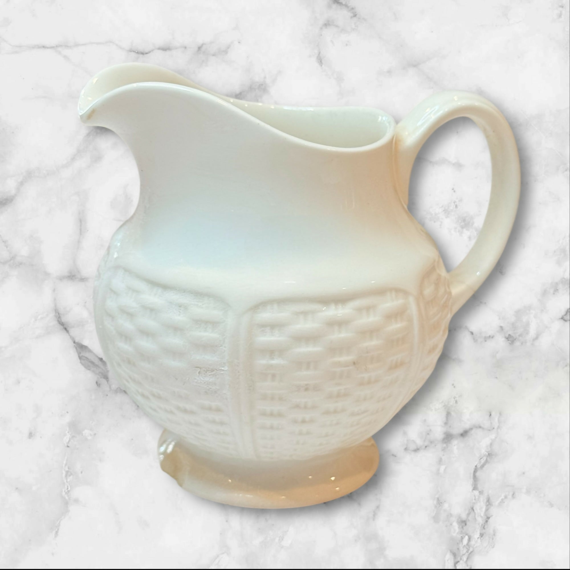 Wedgwood Willow Weave Creamer Made in England | Good Condition
