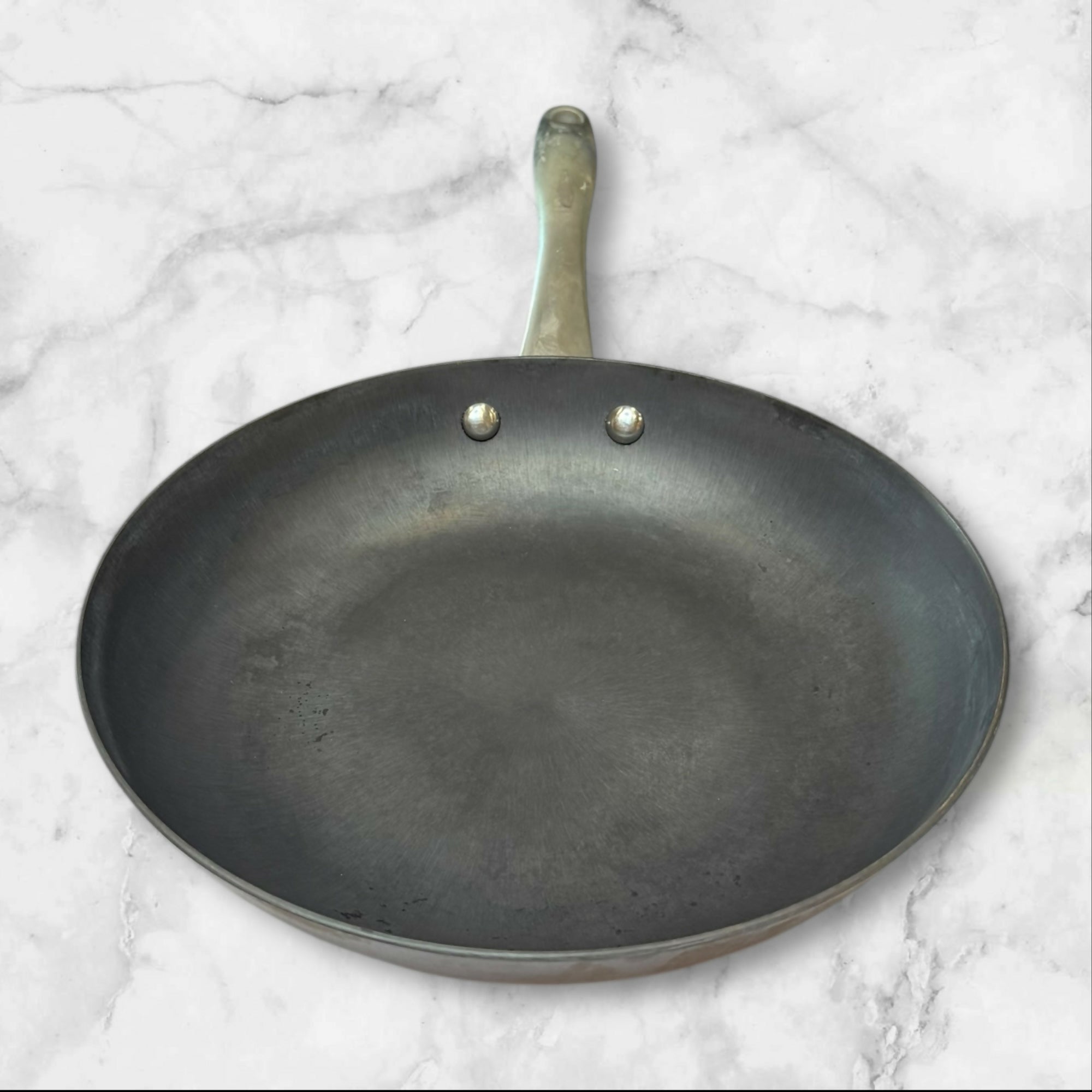 Brandani Hard Nitriding 10.3” Cast Iron Fry Pan | Good Condition | Steel Handle