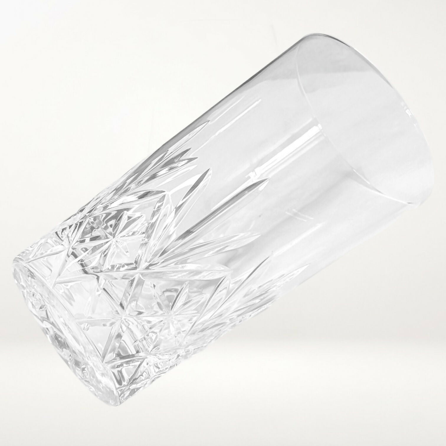 St Louis Massenet Clear Cut Crystal Highball Tumblers | Set of 4 | Excellent Condition