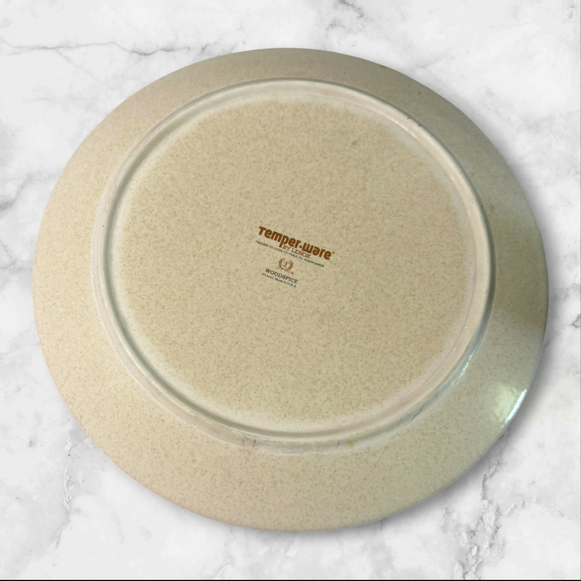 Lenox Temperware Woodspice Dinner Plates Set of 4 | Vintage Used Condition
