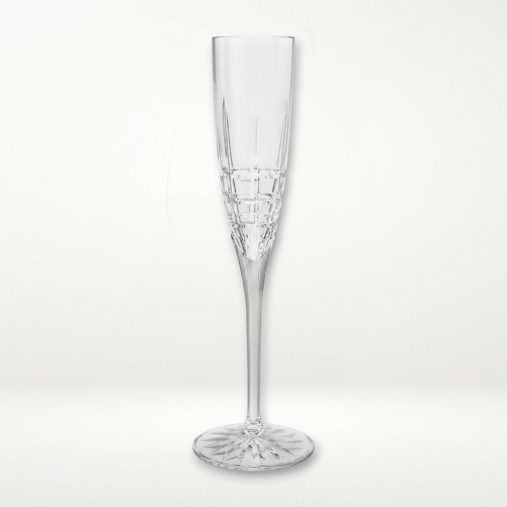 Ceska Solitaire Crystal Champagne Flutes | Single | Excellent Condition