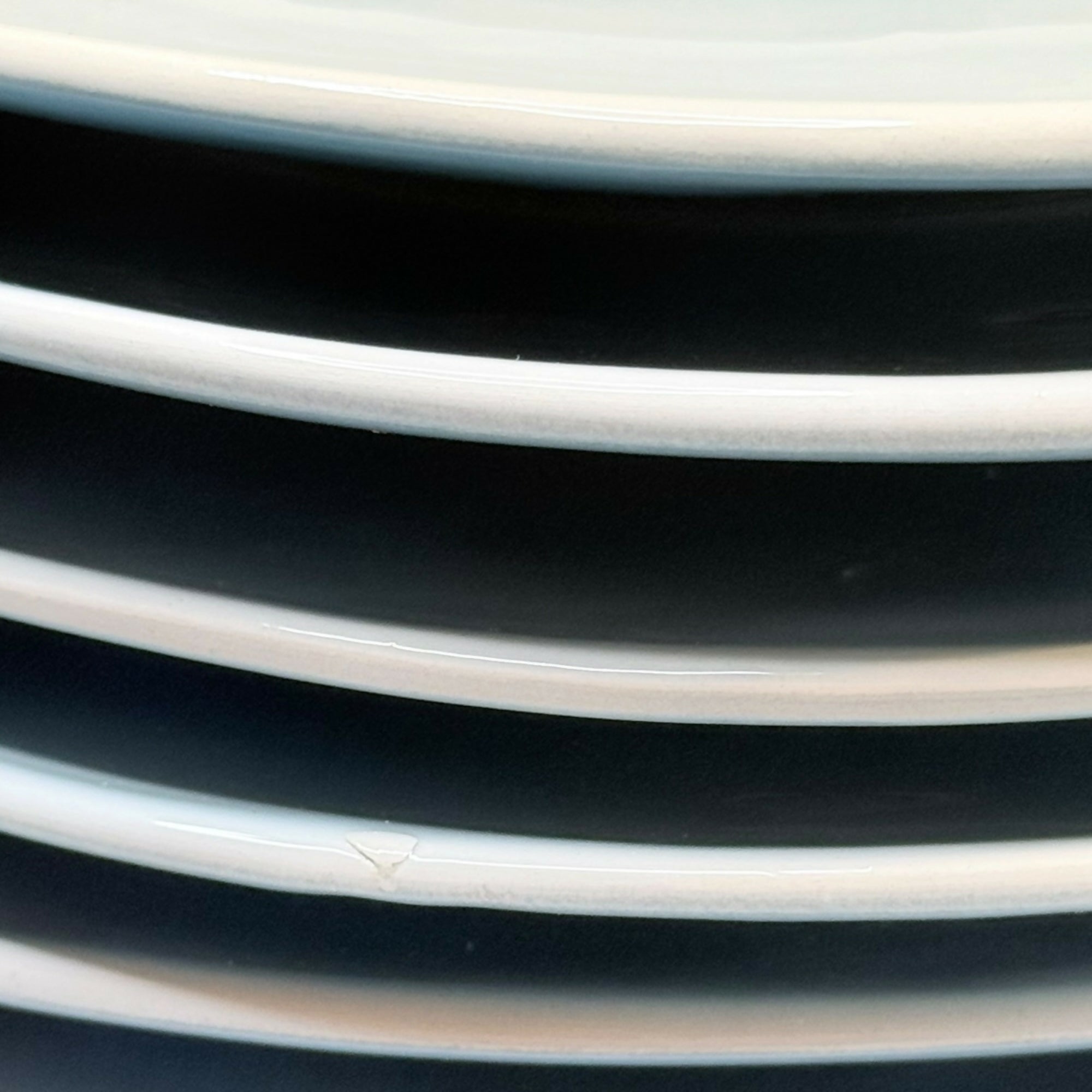 Pier 1 Cerchi Smoke Blue Dinner Plates | Set of 6 | Good Condition