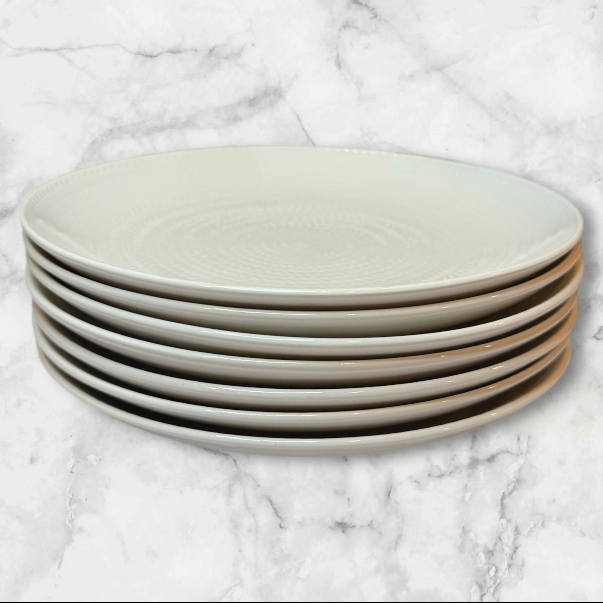 Rörstrand Sweden Porcelain Salad Plates | Set of 7 | Excellent Condition