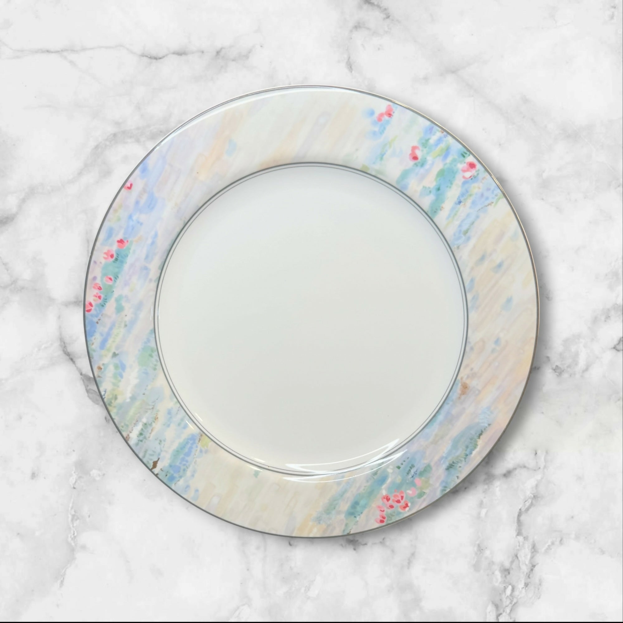 Mikasa Monet Dinner Plates Set of 6 Made in Japan Excellent Condition