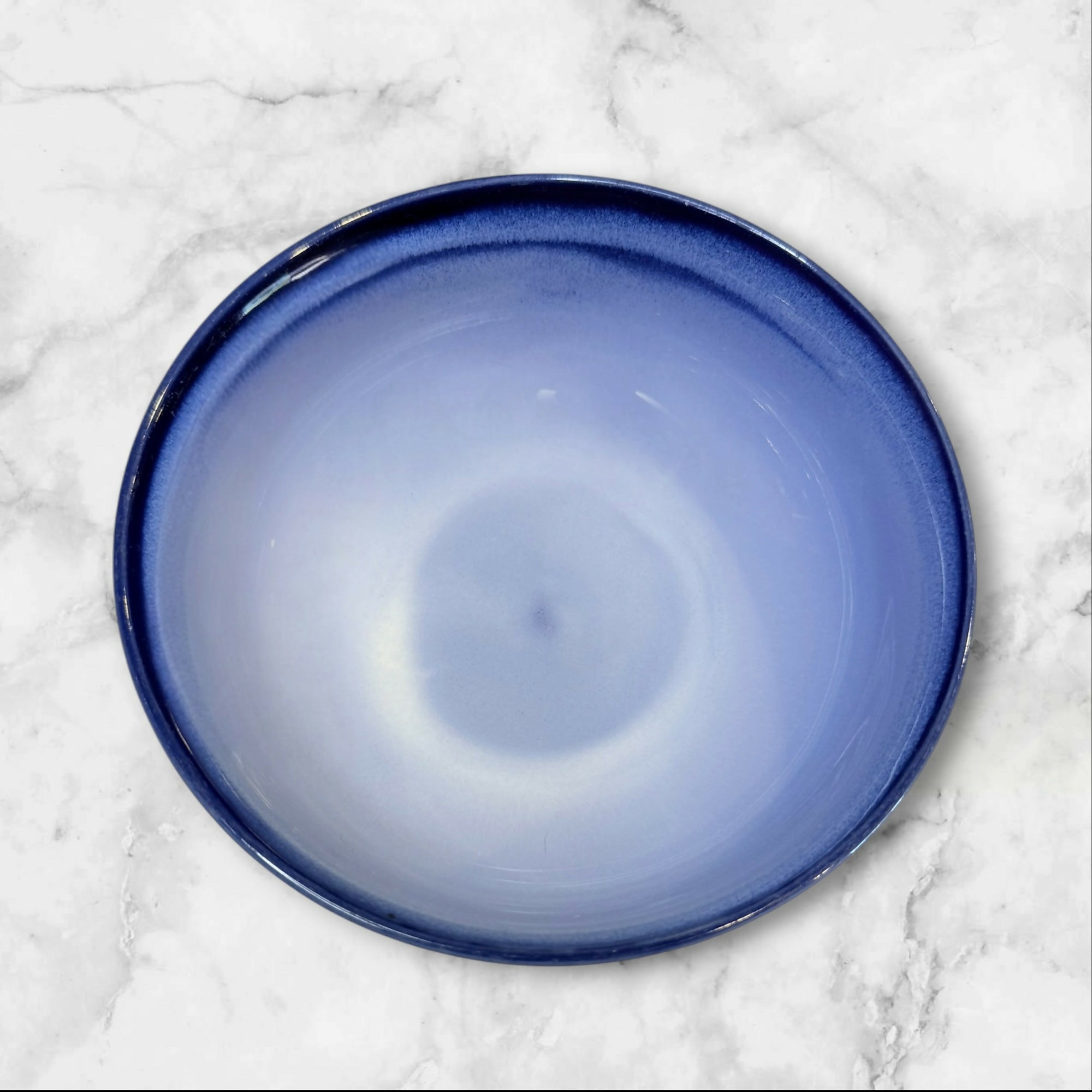 Sango Nova Blue Coupe Cereal Bowls | Set of 3 | Excellent Condition