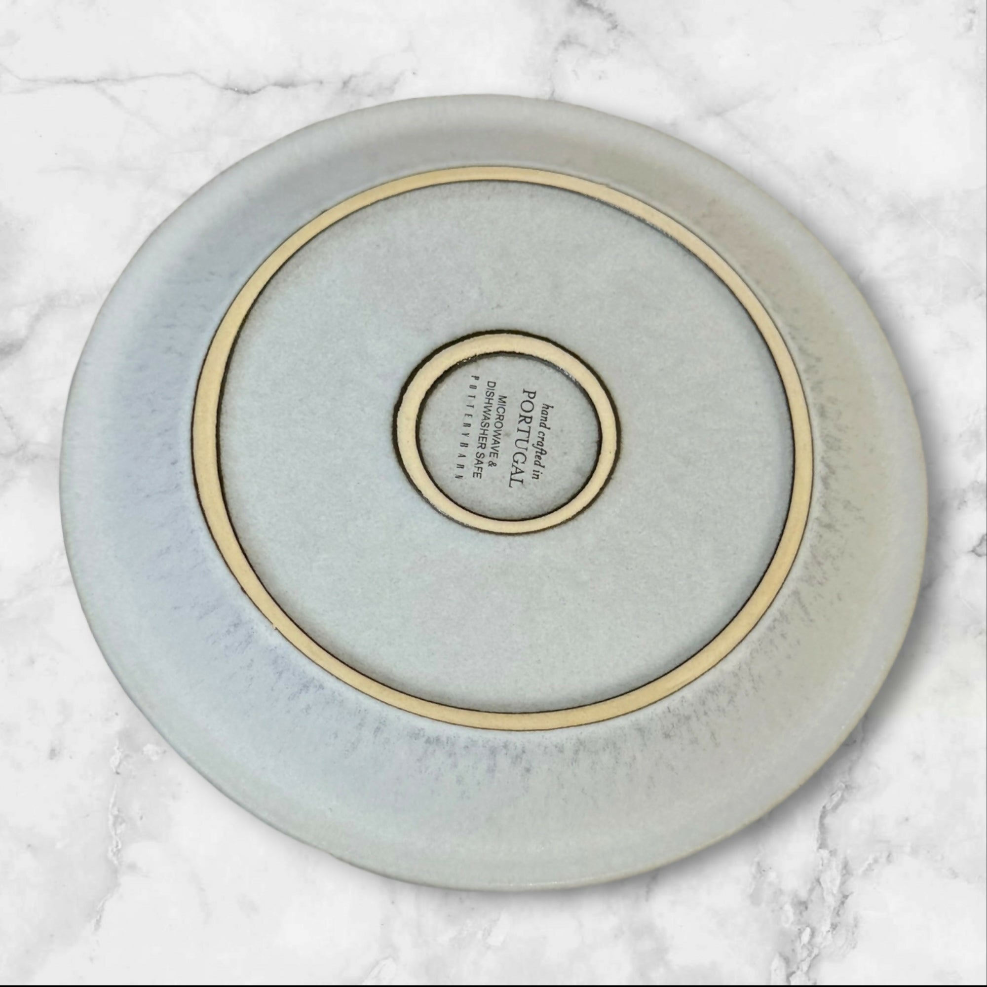 Pottery Barn Speckled Gray Stoneware Salad Plates Set of 4 | Excellent Used