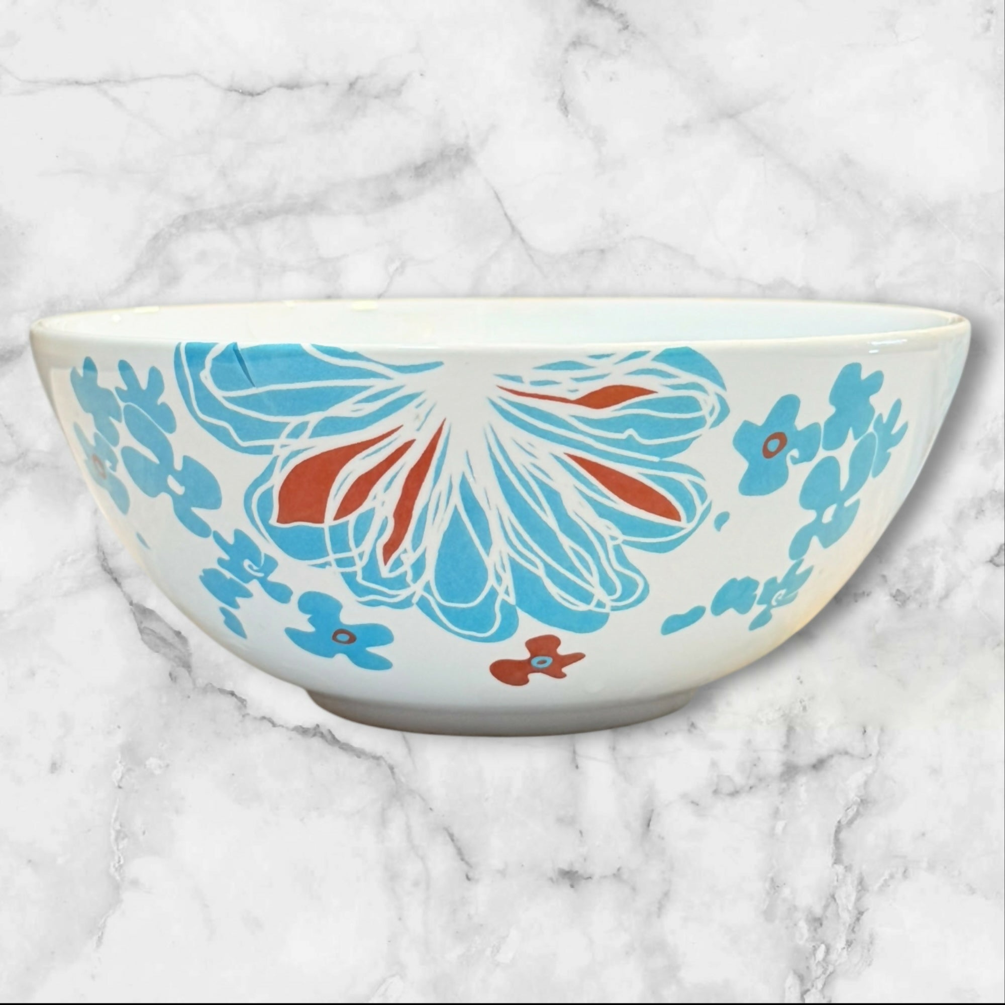 IKEA Bullra Floral Bowls | Set of 4 | Excellent Condition