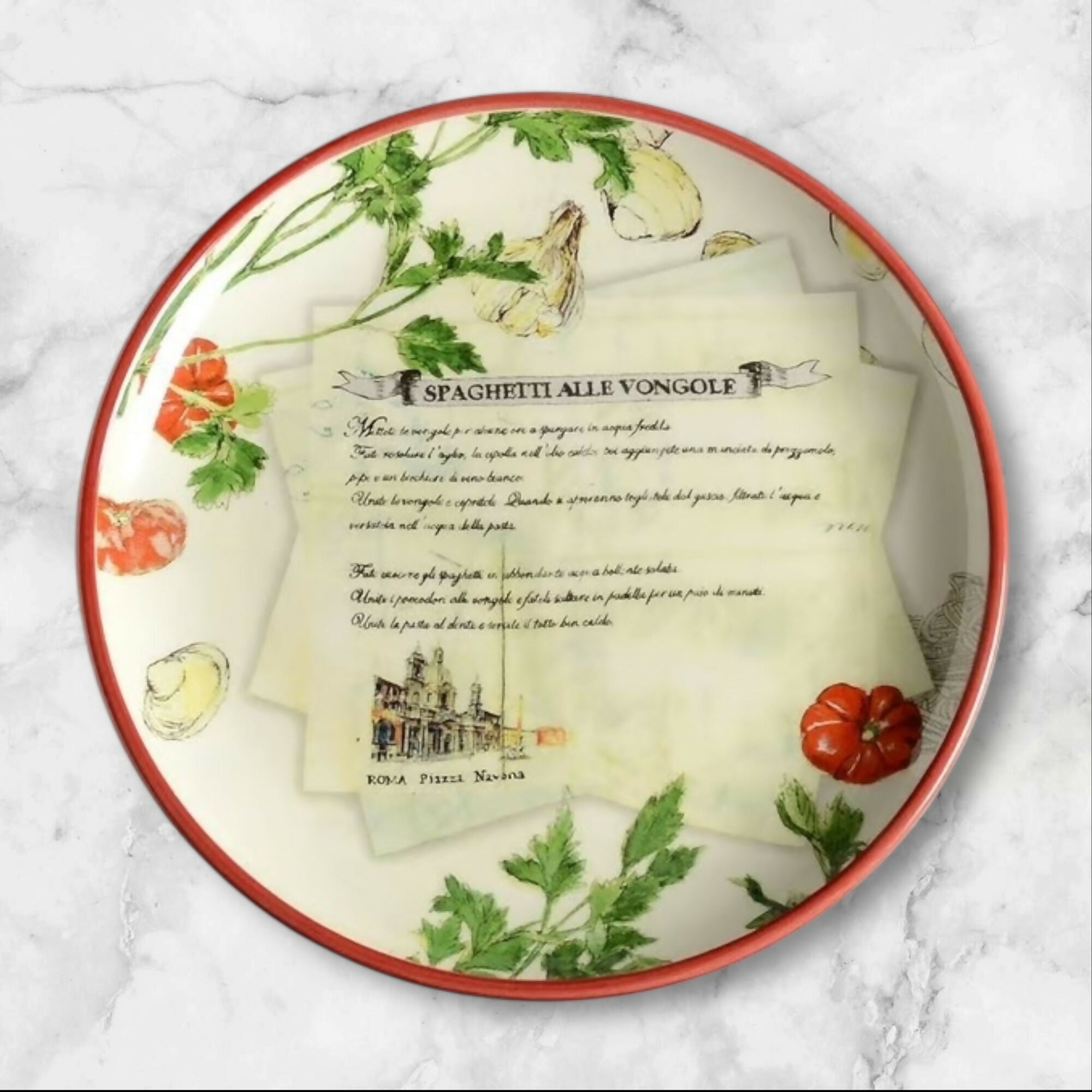 Williams-Sonoma Italian Recipe Plates  10