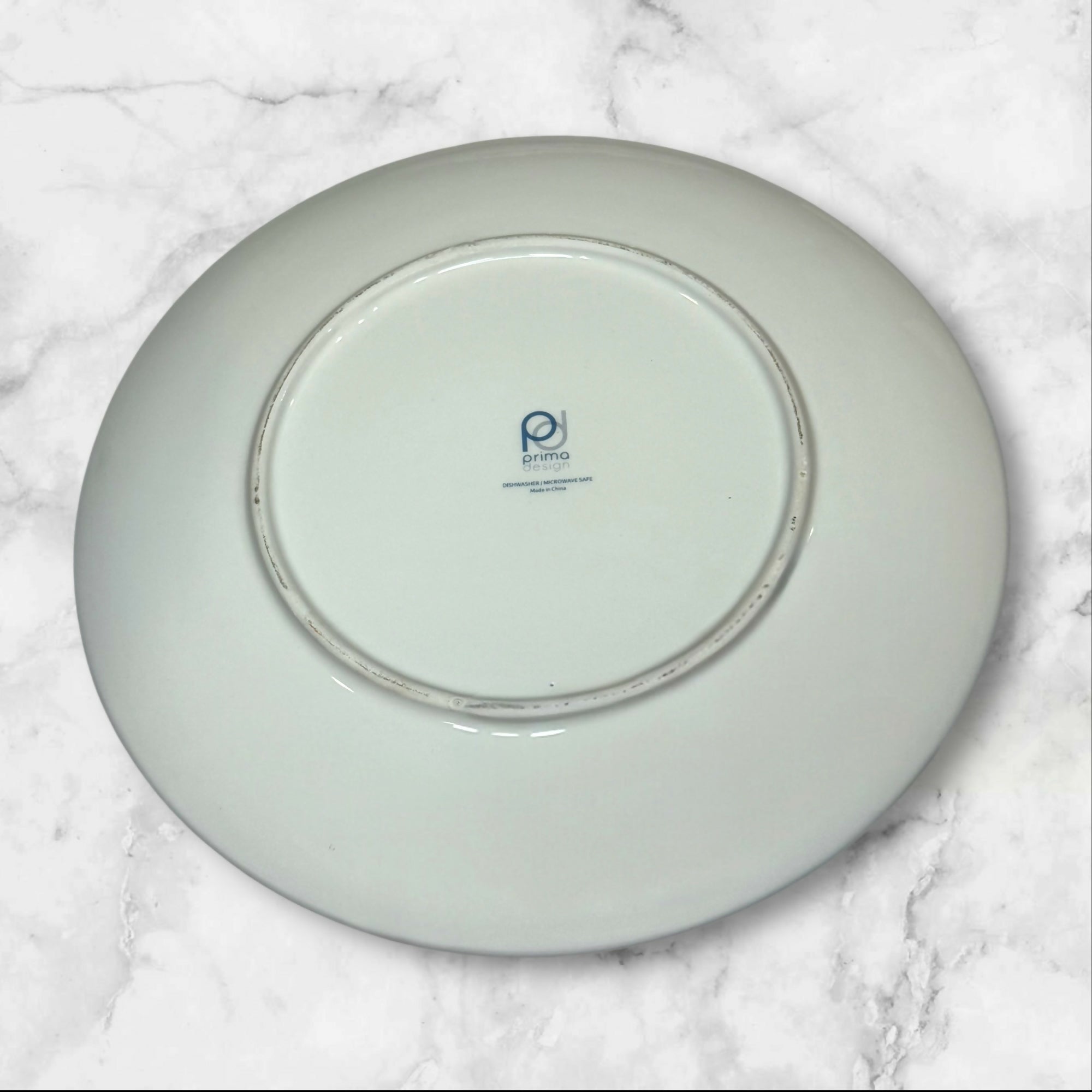 Prima Design Floral Dinner Plates | Set of 4 | Hand-Painted Style | Excellent