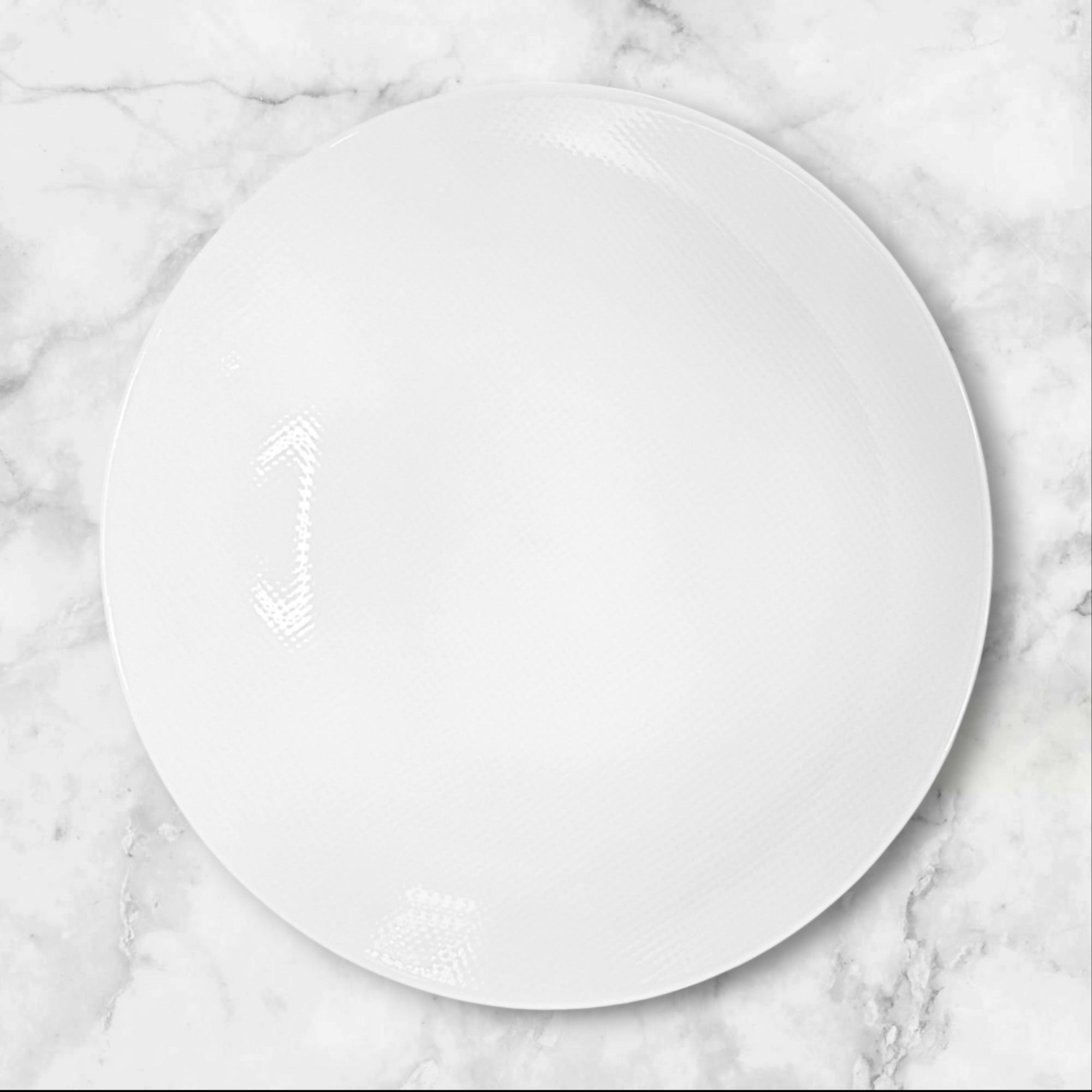 Crate & Barrel Nikko Reflections White Serving Bowl | Rare | Excellent