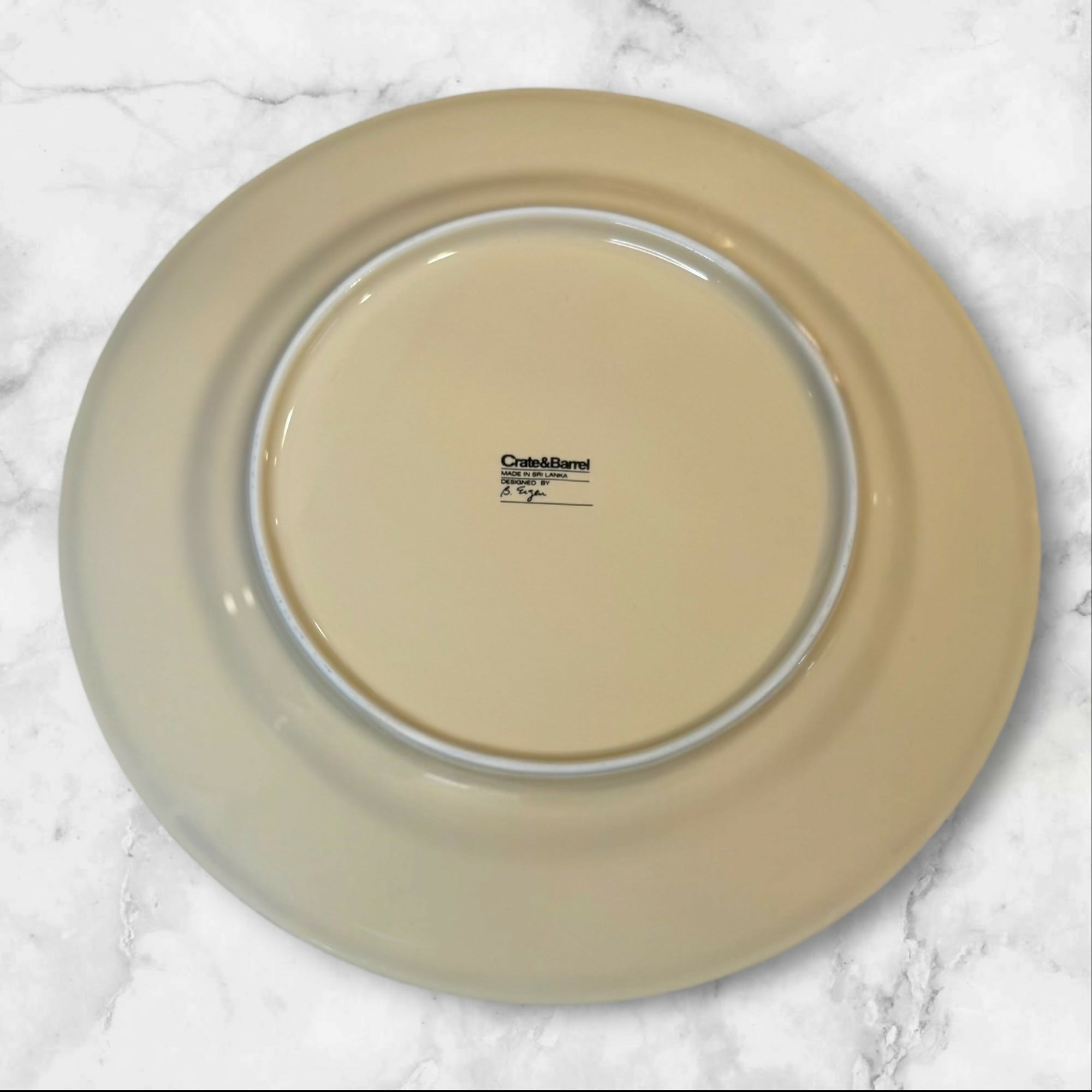 Crate & Barrel Margo Dinner Plates | Set of 4 | Great Condition | Cream Ivory