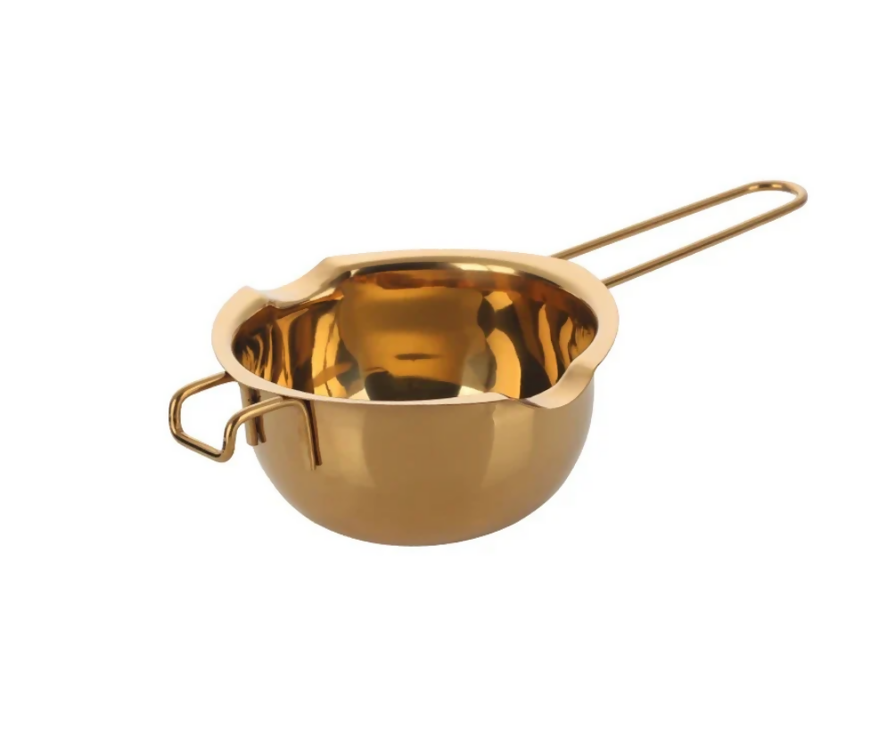 Anygleam Melting Pot 1Pc Gold Chocolate Melt Cookware Kitchen Heating Container Milk Bowl Baking Tool Kitchenware