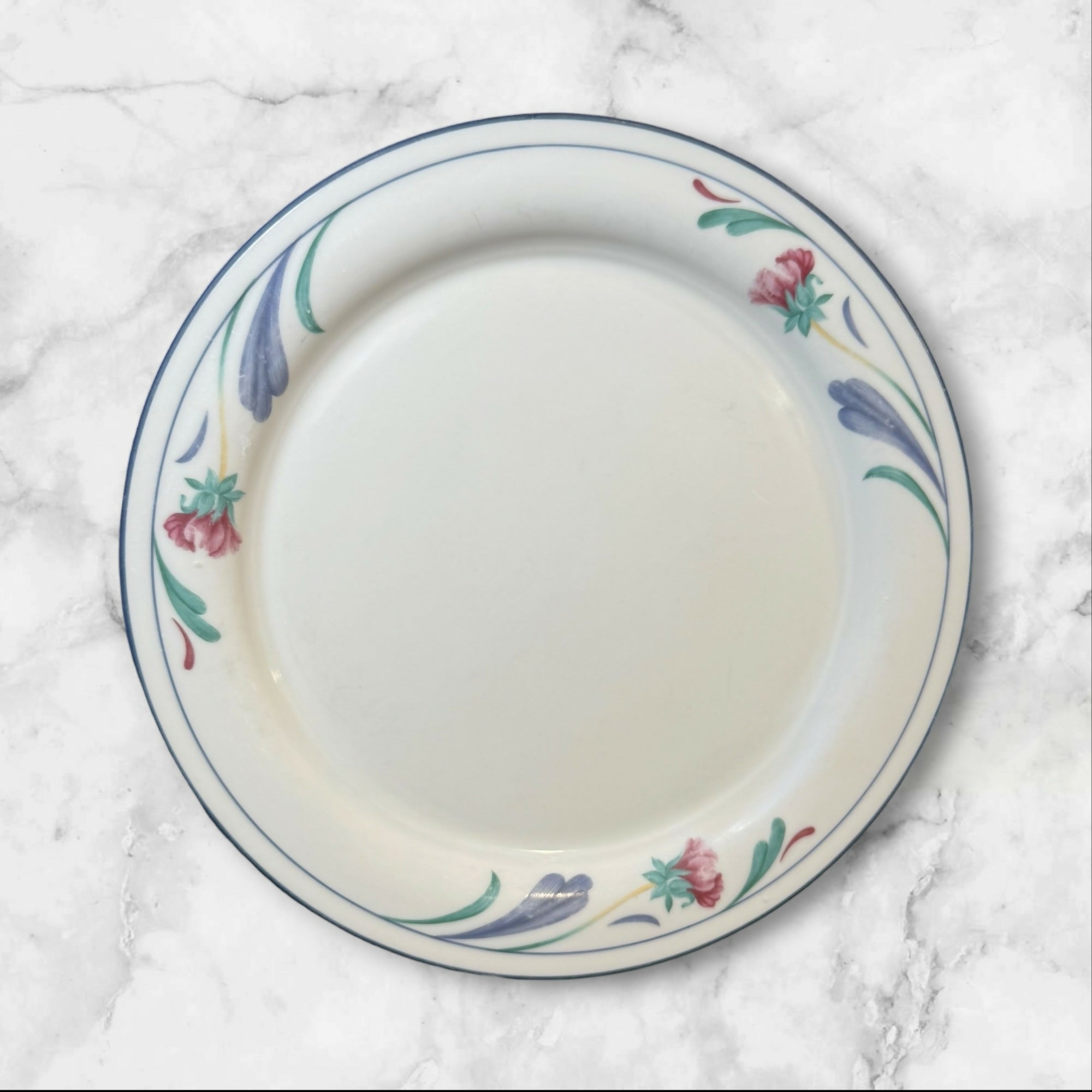Lenox Poppies on Blue Dinner Plates | Set of 5 | Great Condition