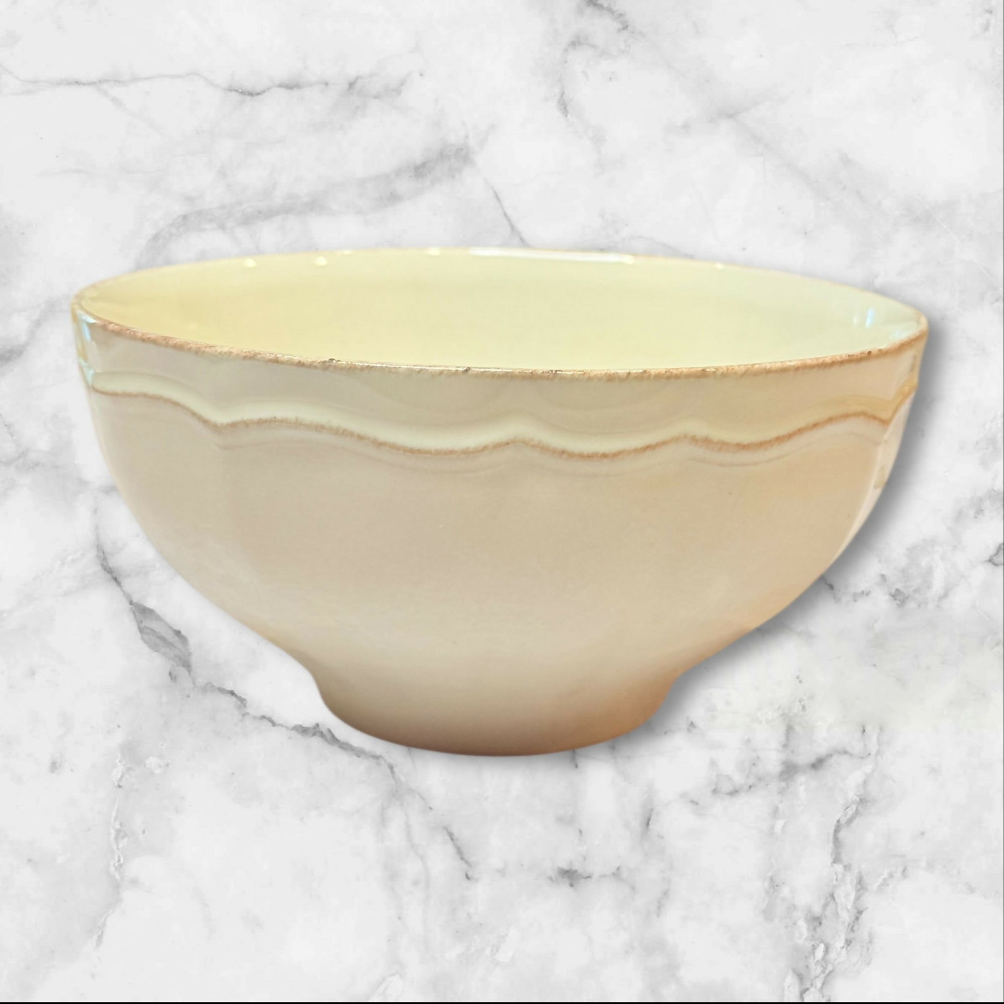 Noble Excellence Toscano Cream Soup Cereal Bowls | Set of 4 | Excellent