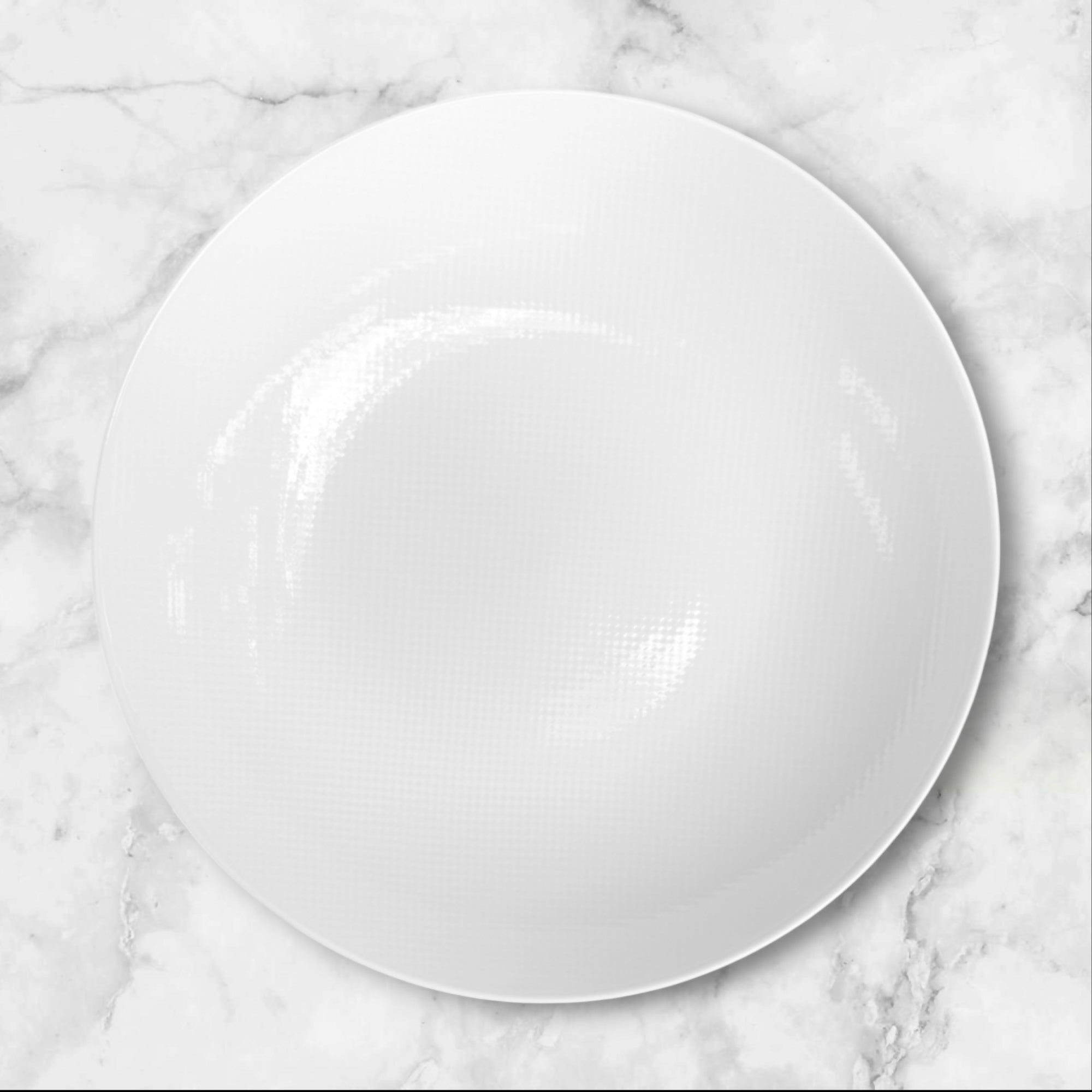 Crate & Barrel Nikko Reflections White Serving Bowl | Rare | Excellent
