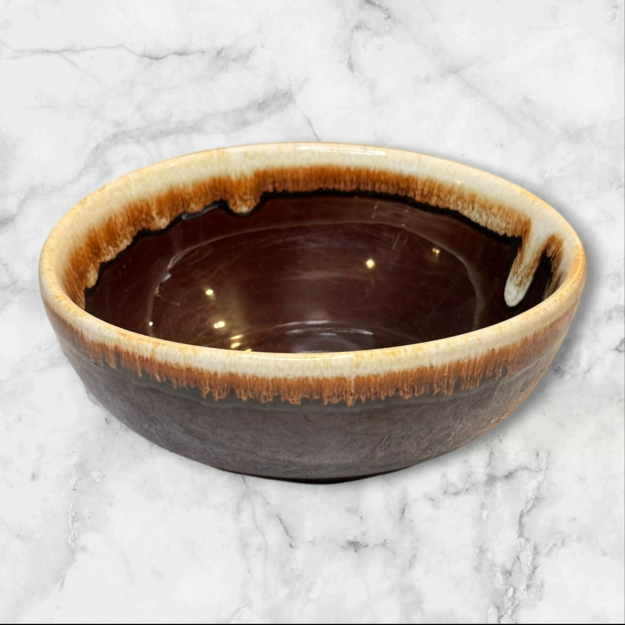 Pfaltzgraff Gourmet Brown Soup Cereal Bowls & Salad Plates Set of 12 | Vintage
