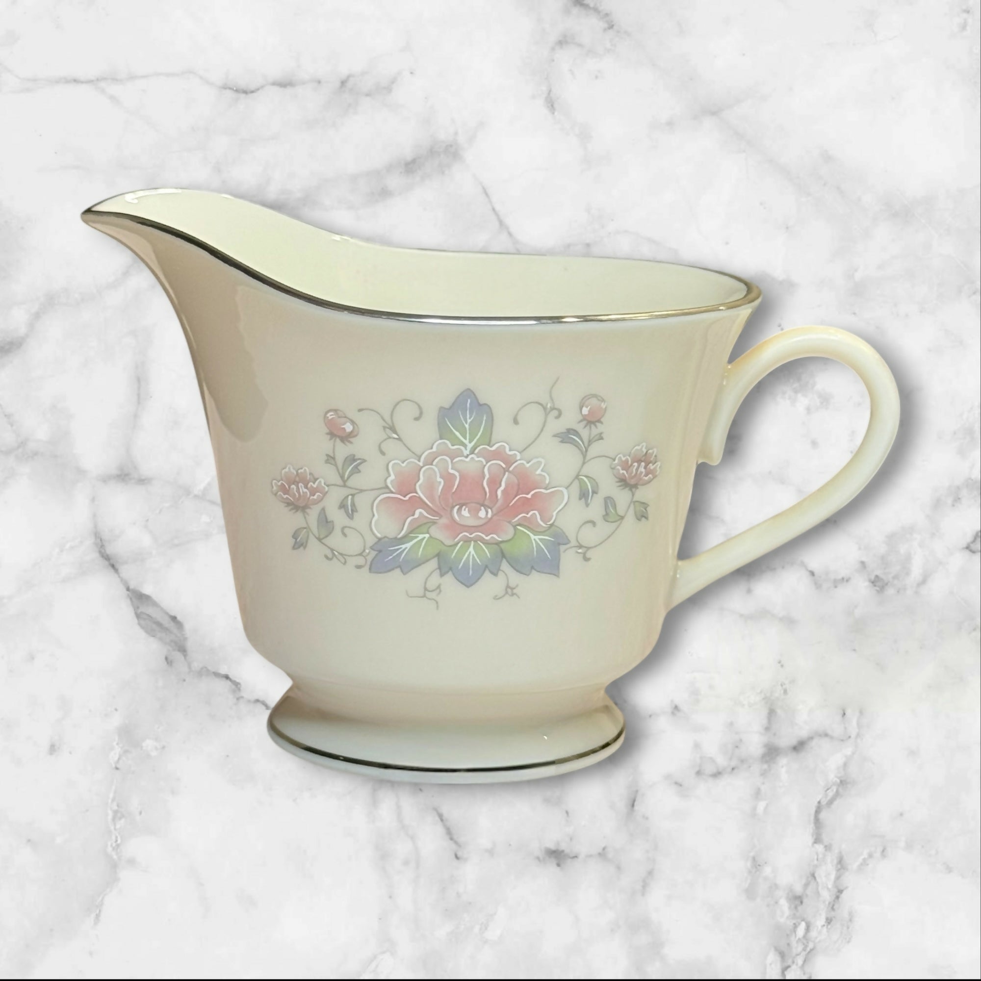Lenox Charleston Creamer & Covered Sugar Bowl Set | Excellent Condition